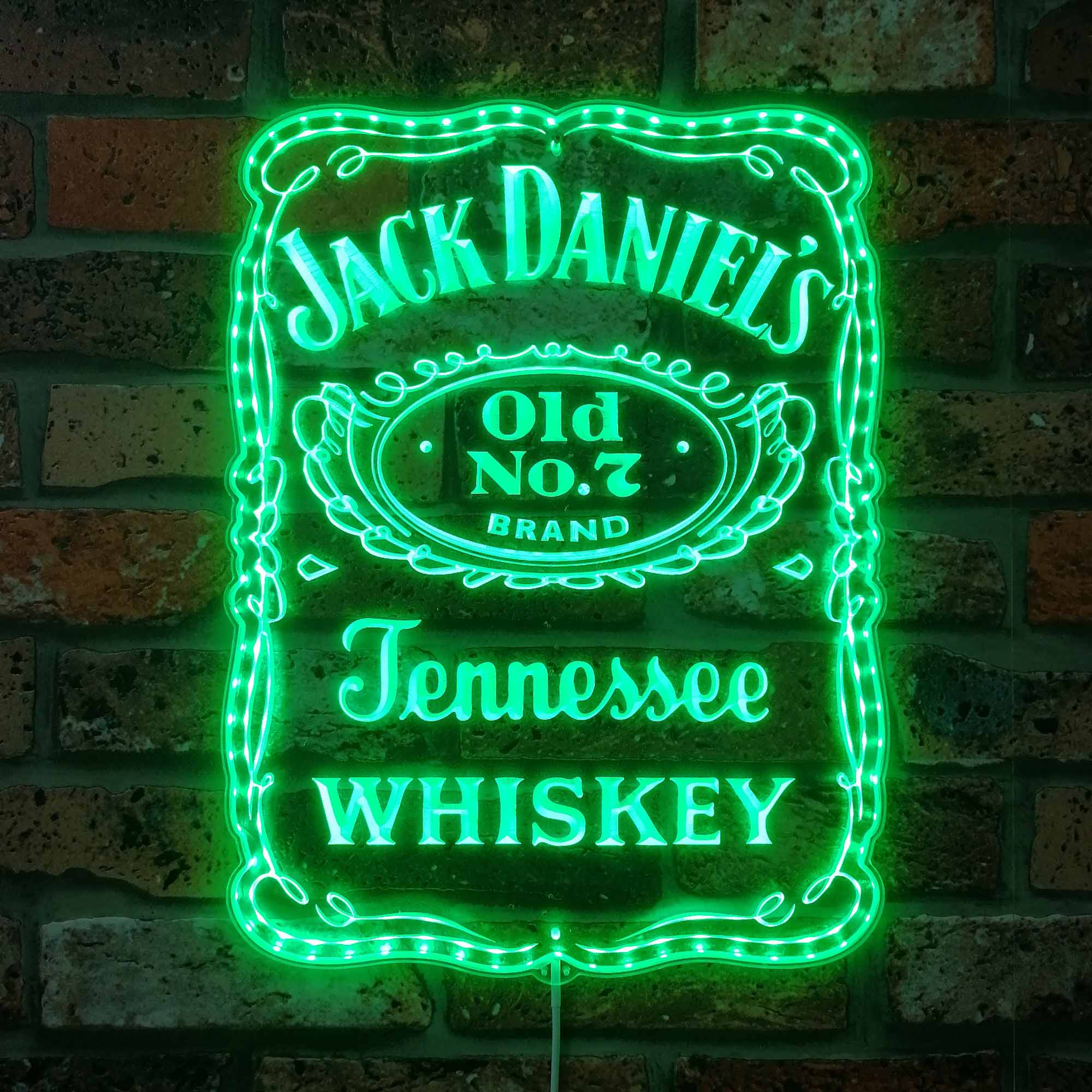 Jack Daniel Dynamic RGB Edge Lit LED Sign