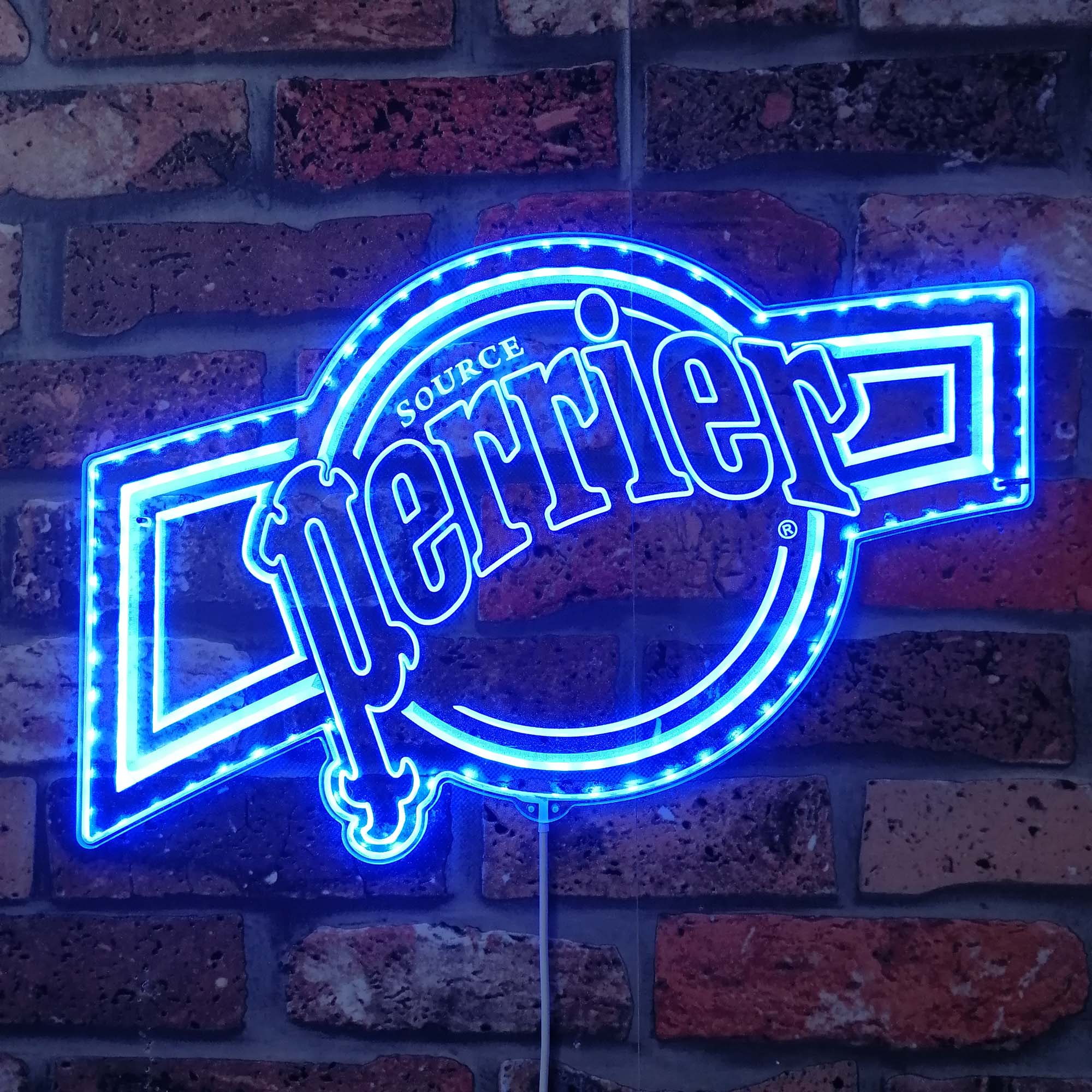 Perrier Source Neon LED Sign with Dynamic RGB Colors