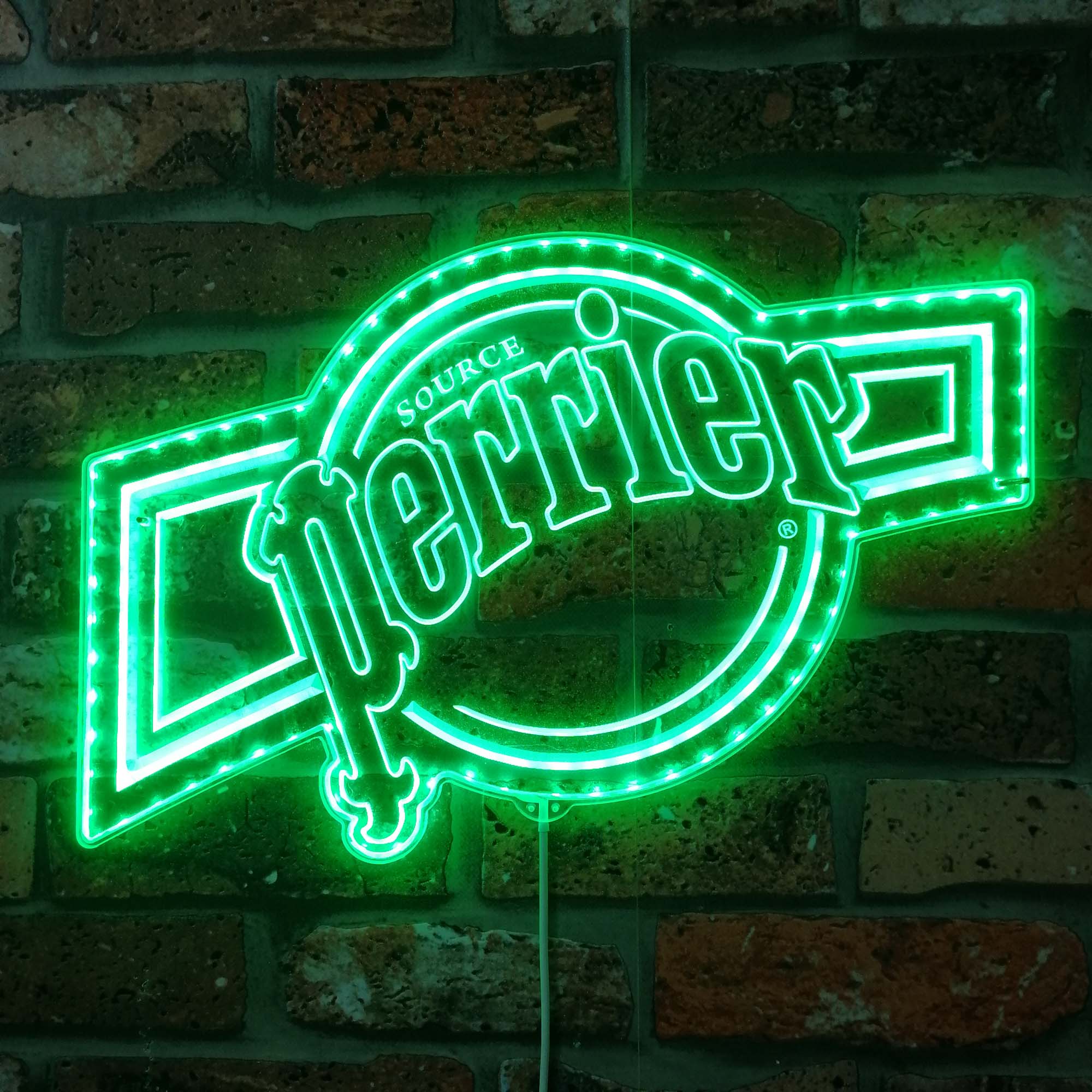 Perrier Source Neon LED Sign with Dynamic RGB Colors