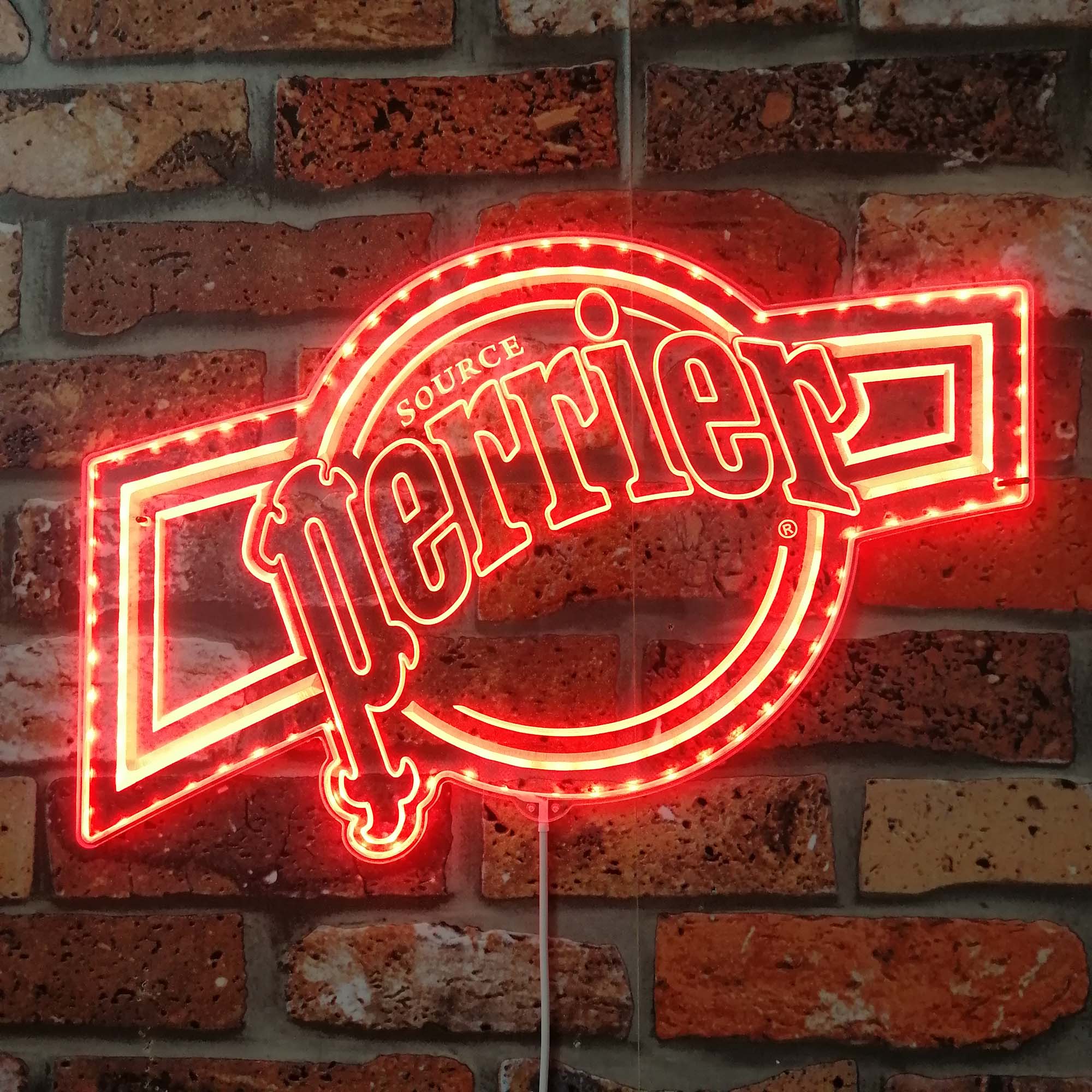 Perrier Source Neon LED Sign with Dynamic RGB Colors