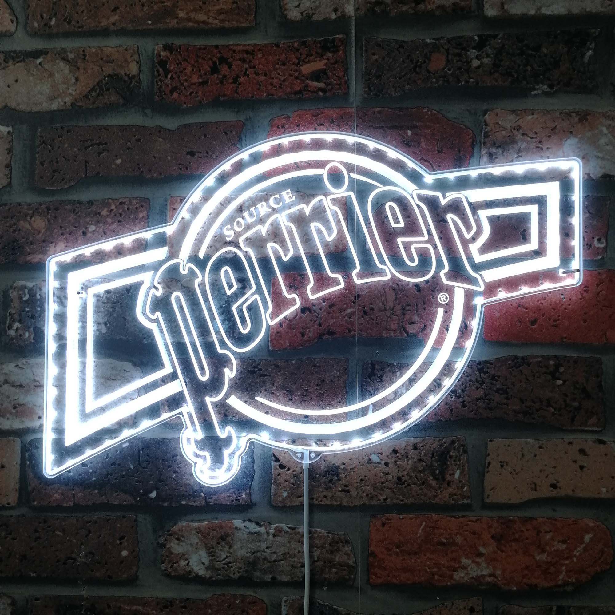 Perrier Source Neon LED Sign with Dynamic RGB Colors
