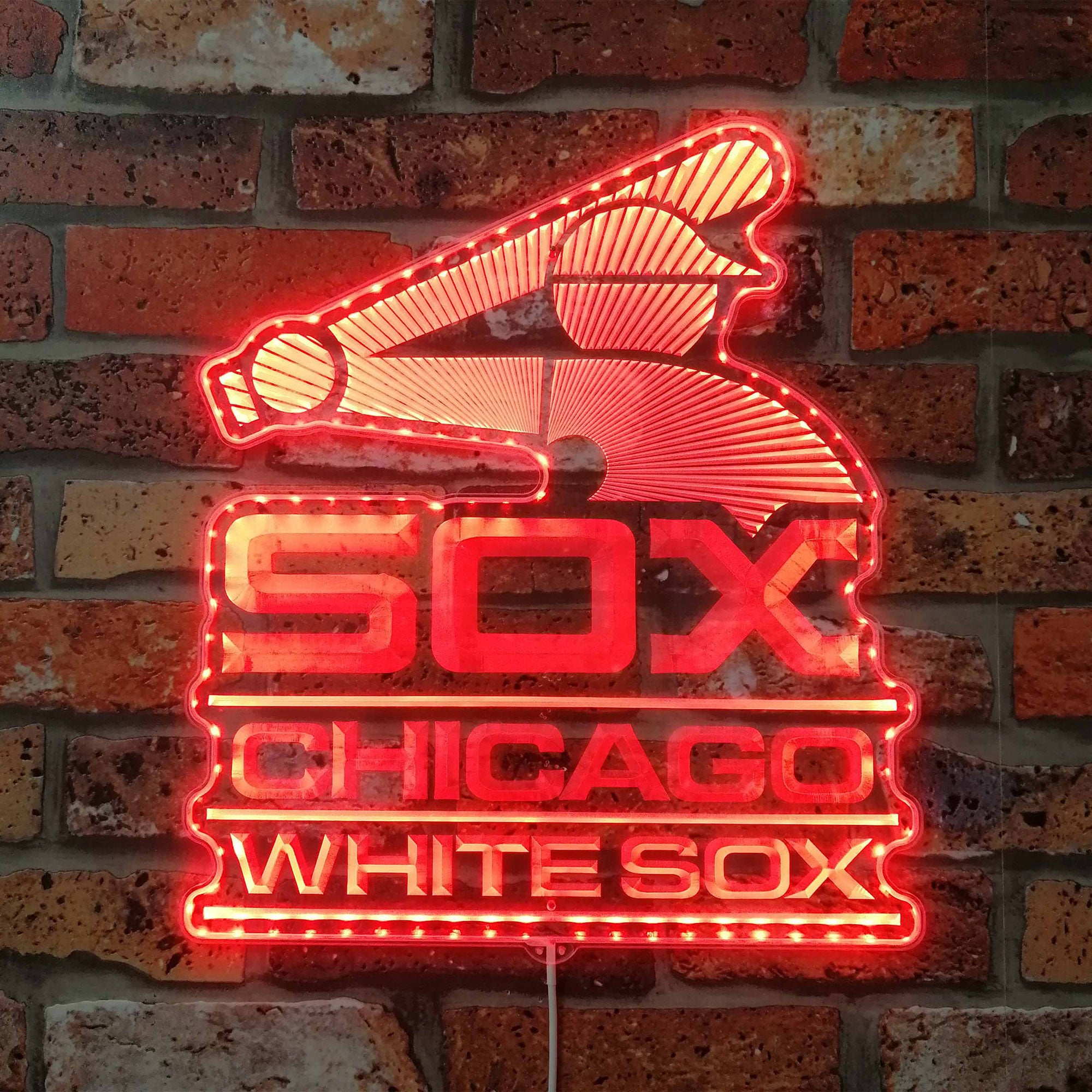 MLB Chicago White Sox Dynamic RGB Edge Lit LED Sign