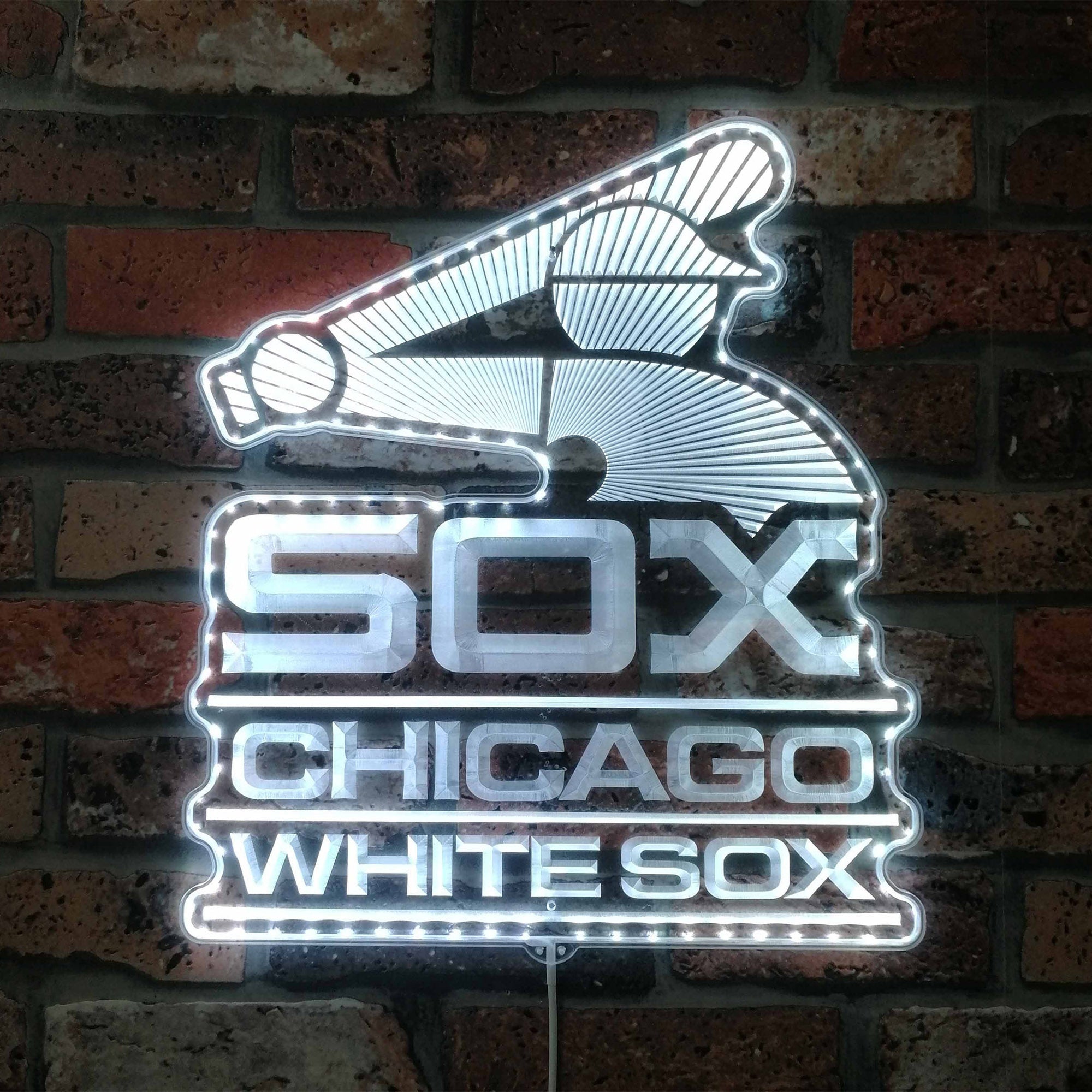 MLB Chicago White Sox Dynamic RGB Edge Lit LED Sign