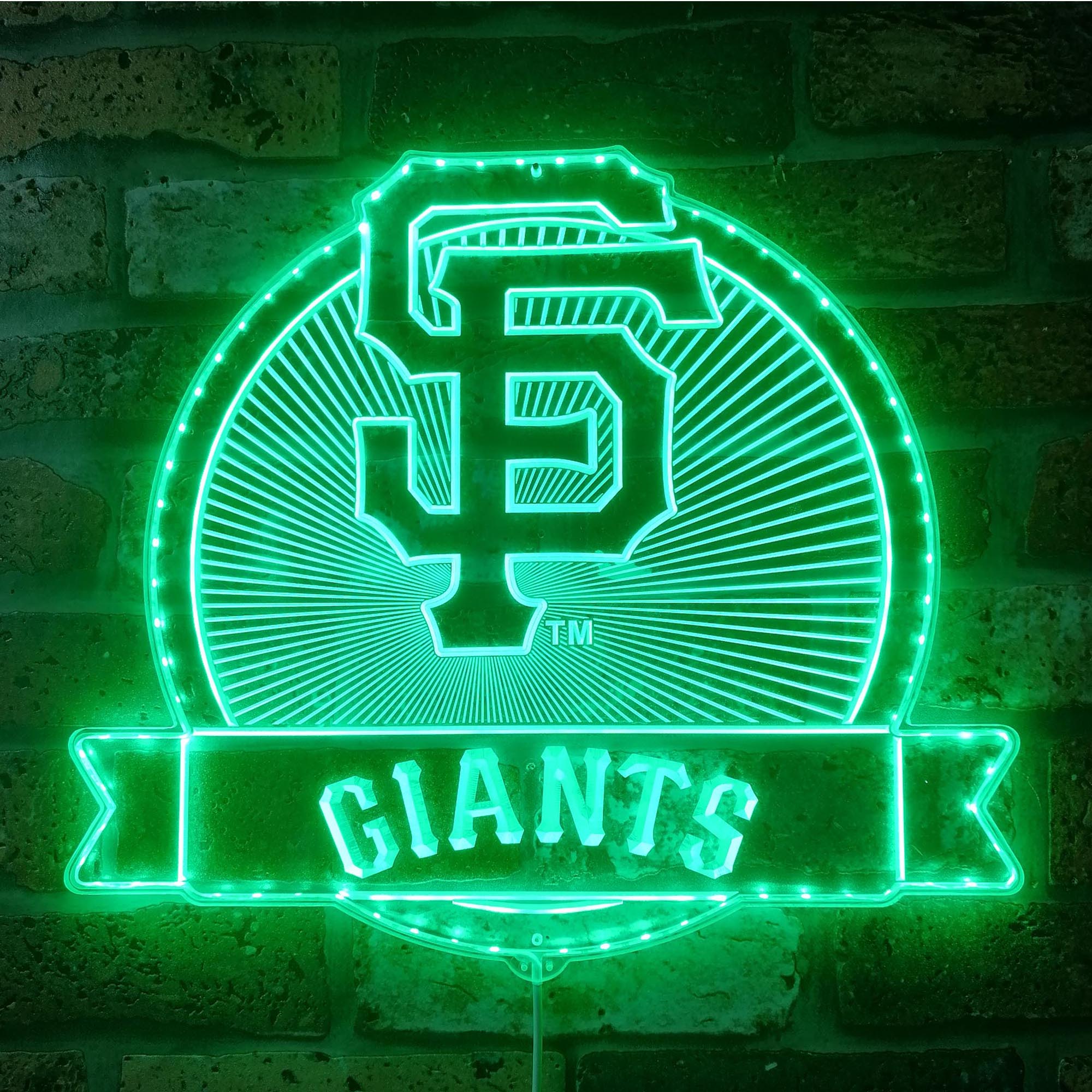 San Francisco Giants Dynamic RGB Edge Lit LED Sign