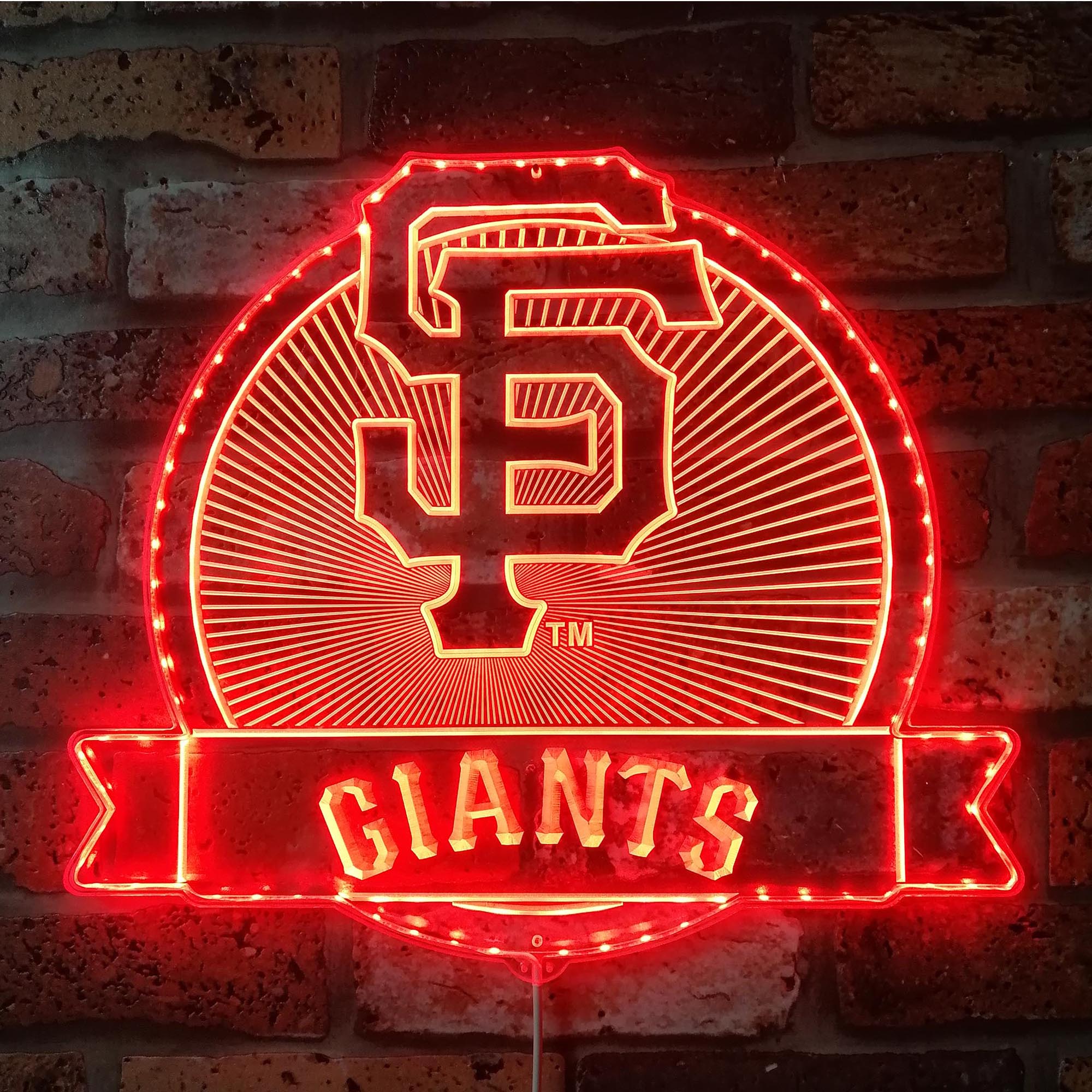 San Francisco Giants Dynamic RGB Edge Lit LED Sign