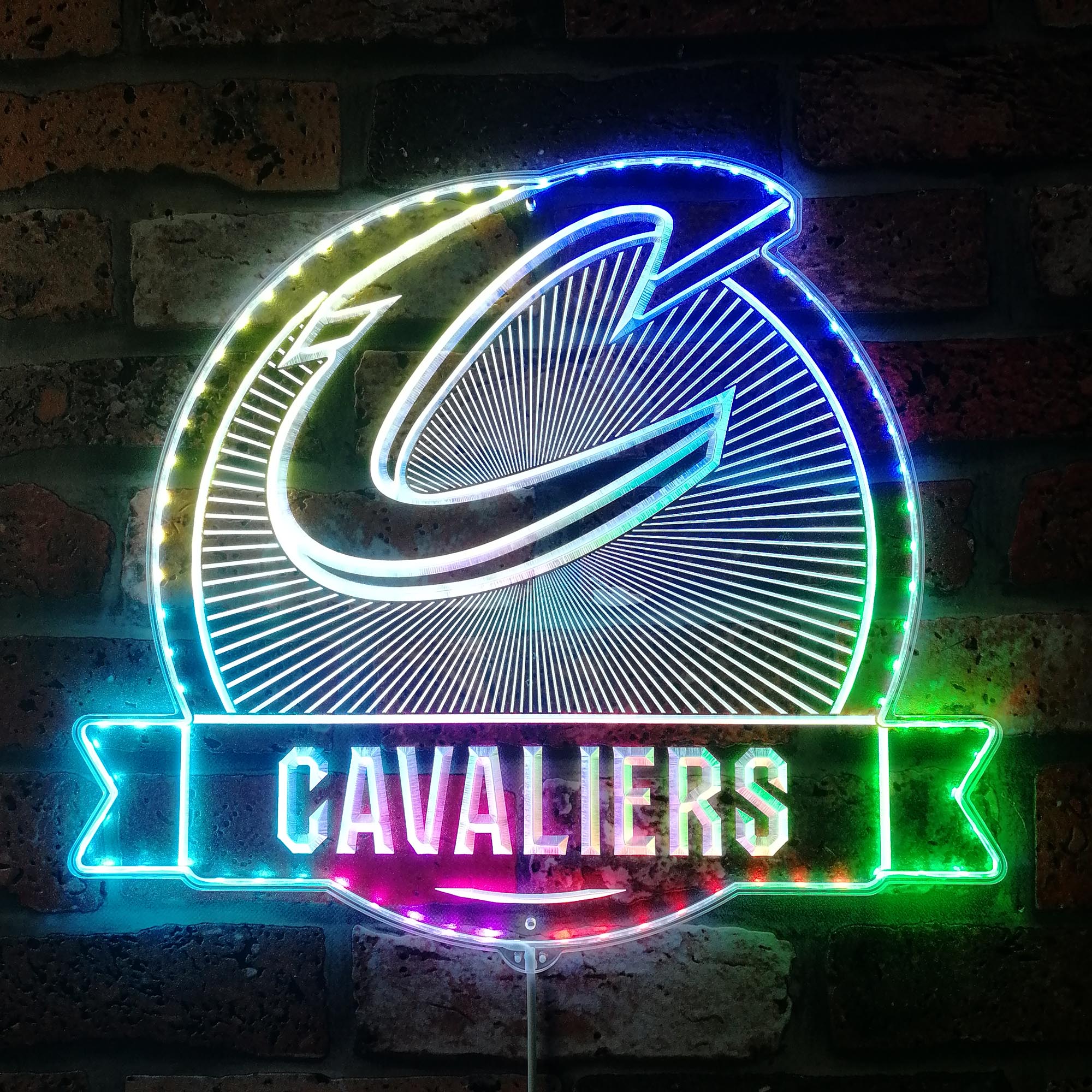 Cavaliers Dynamic RGB Edge Lit LED Sign