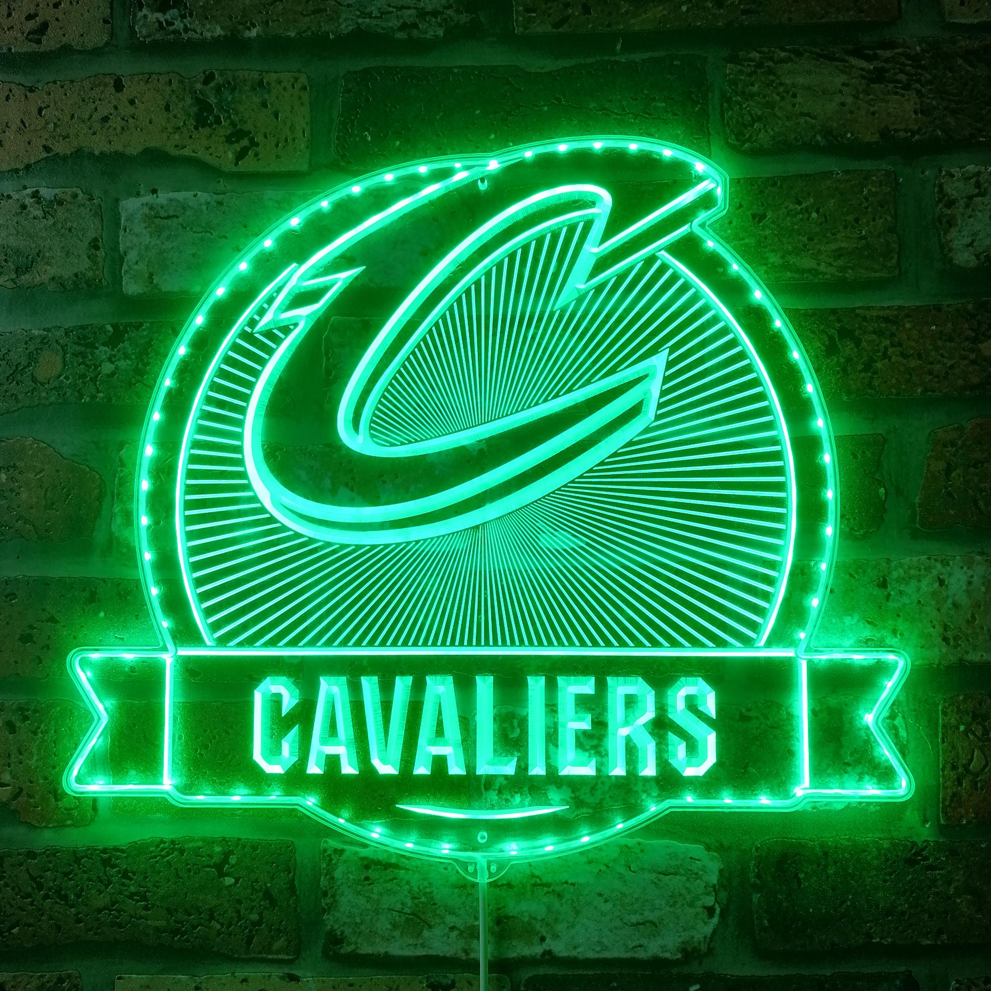 Cleveland Cavaliers Dynamic RGB Edge Lit LED Sign