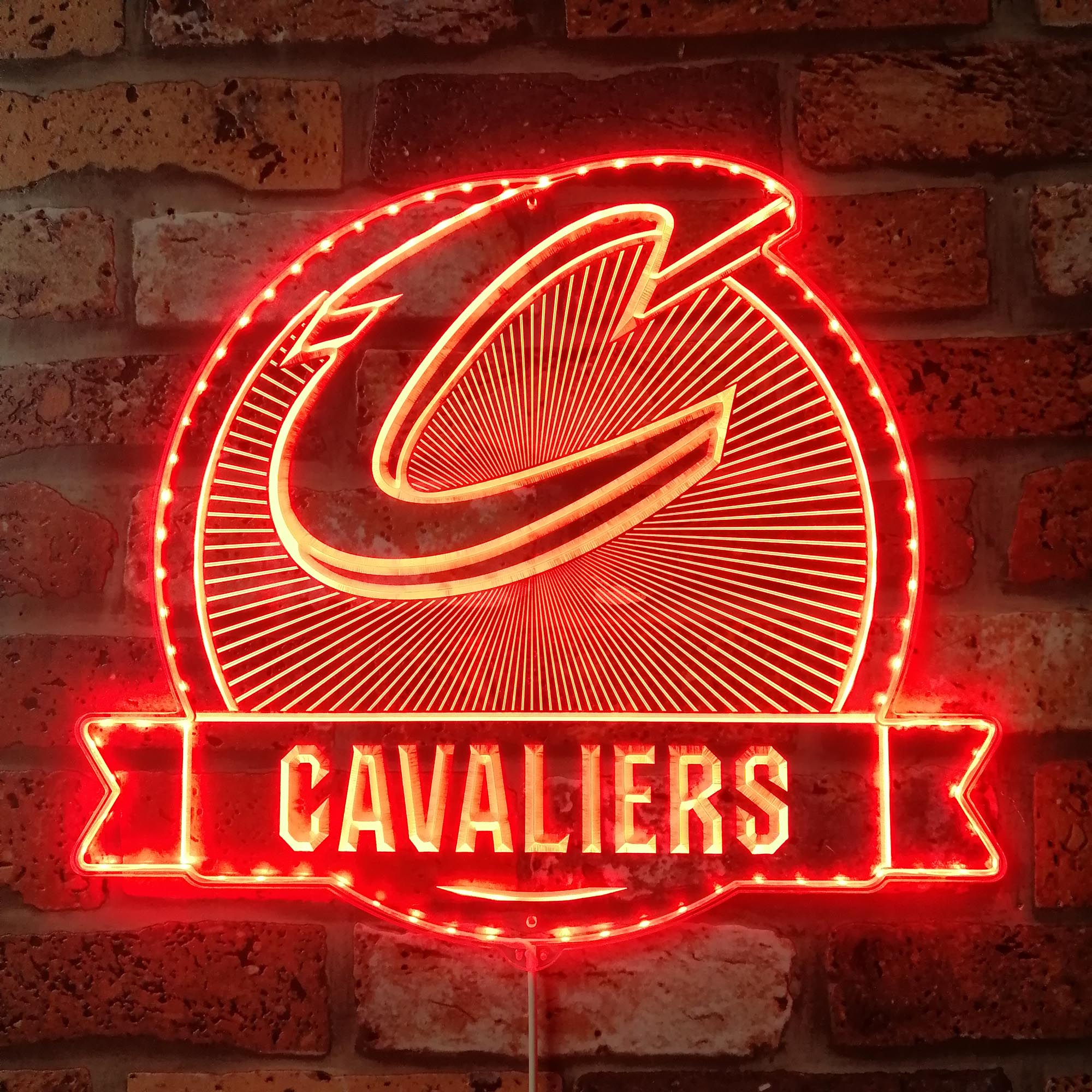 Cleveland Cavaliers Dynamic RGB Edge Lit LED Sign