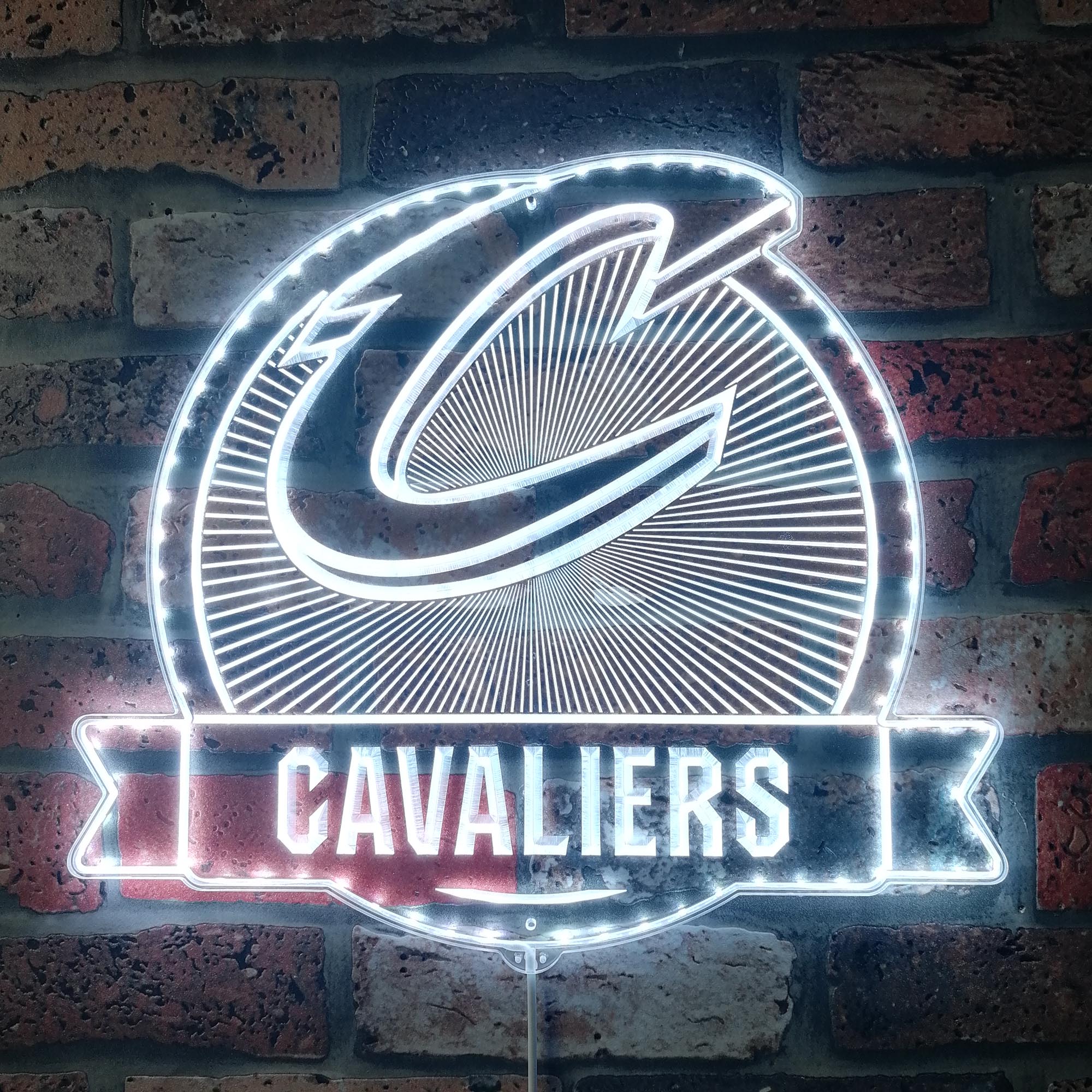 Cleveland Cavaliers Dynamic RGB Edge Lit LED Sign