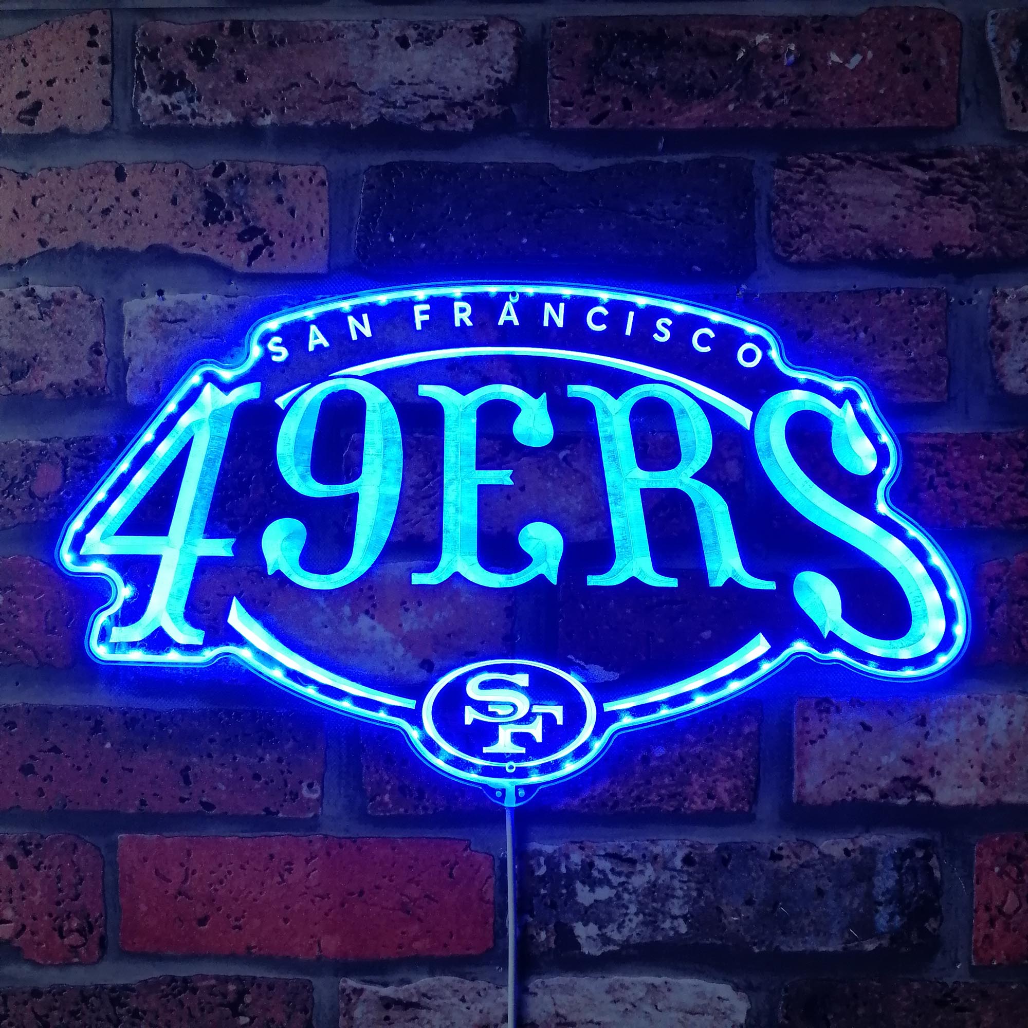 San Francisco 49ers Dynamic RGB Edge Lit LED Sign