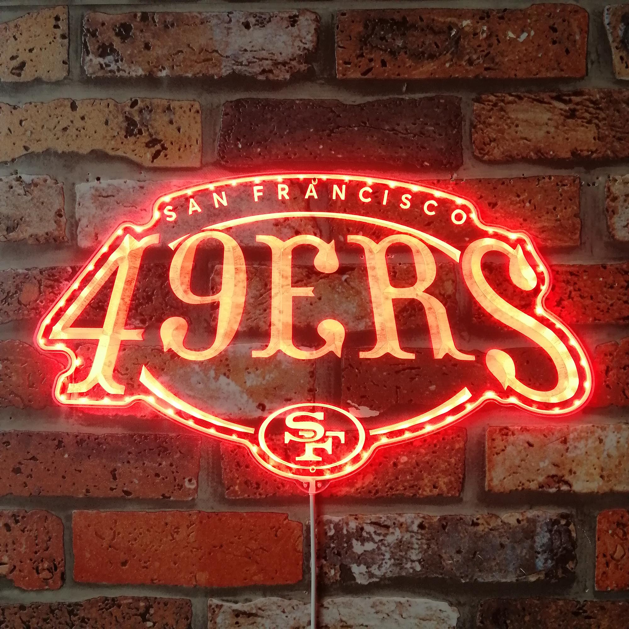 San Francisco 49ers Dynamic RGB Edge Lit LED Sign
