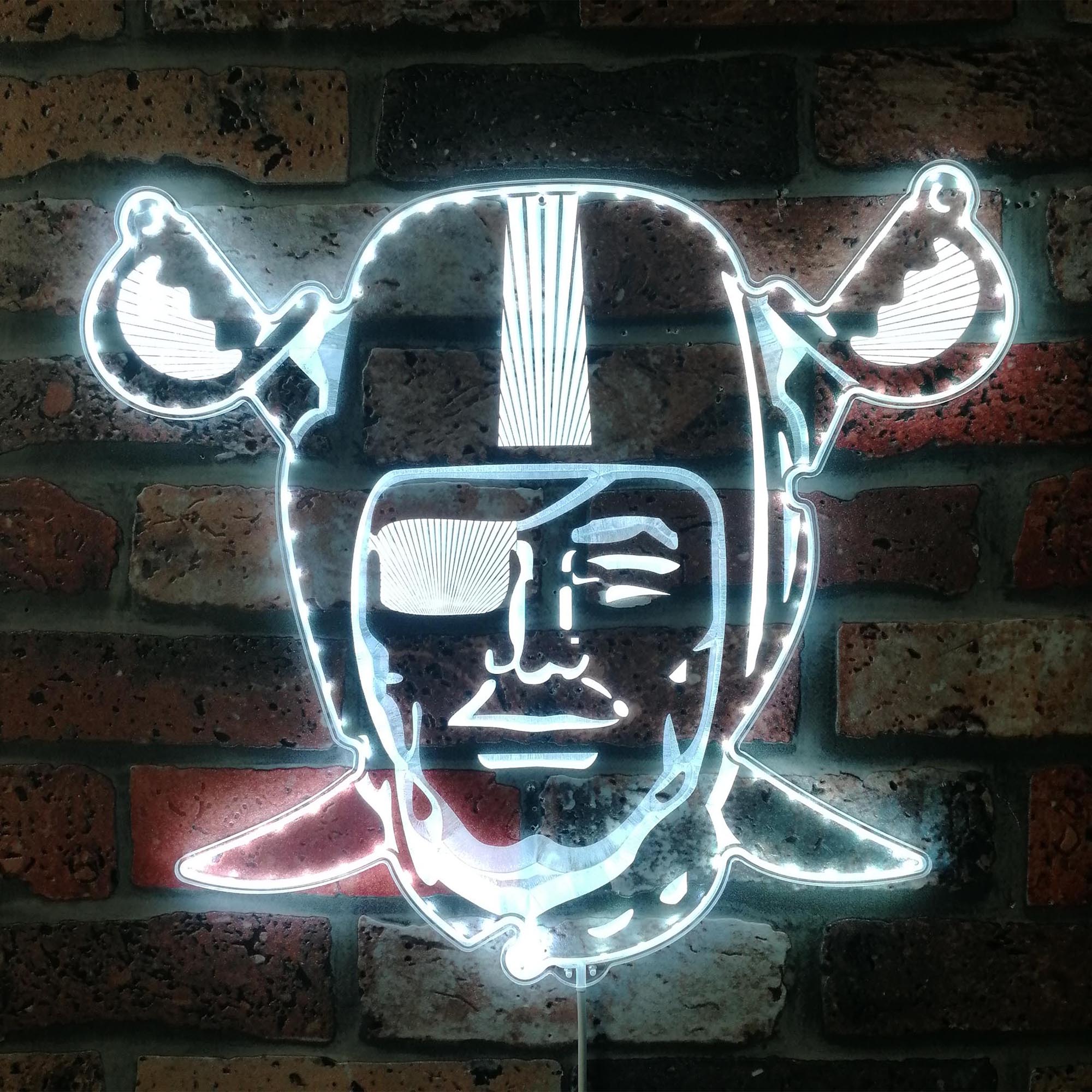 Las Vegas Raiders Dynamic RGB Edge Lit LED Sign