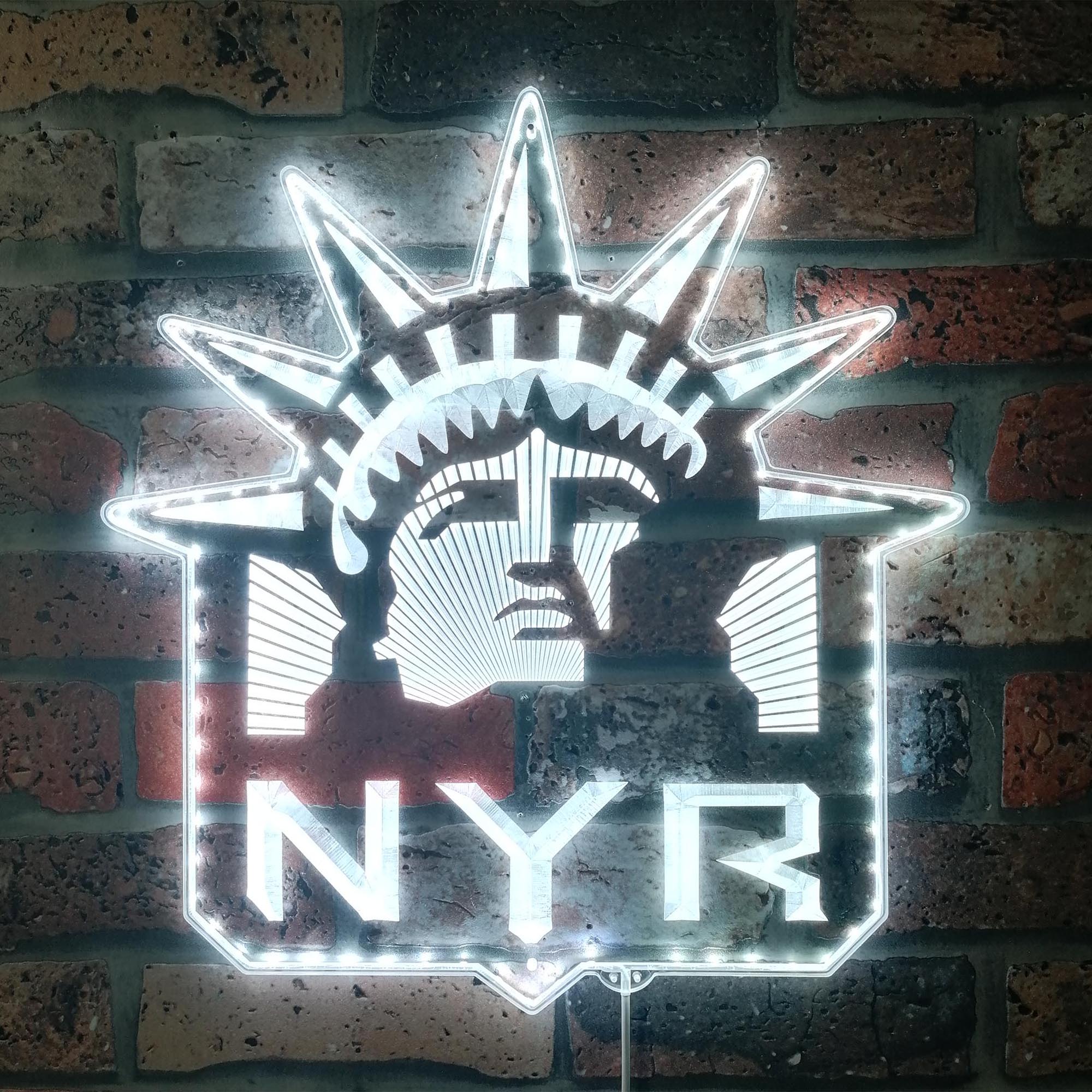 New York Rangers Dynamic RGB Edge Lit LED Sign