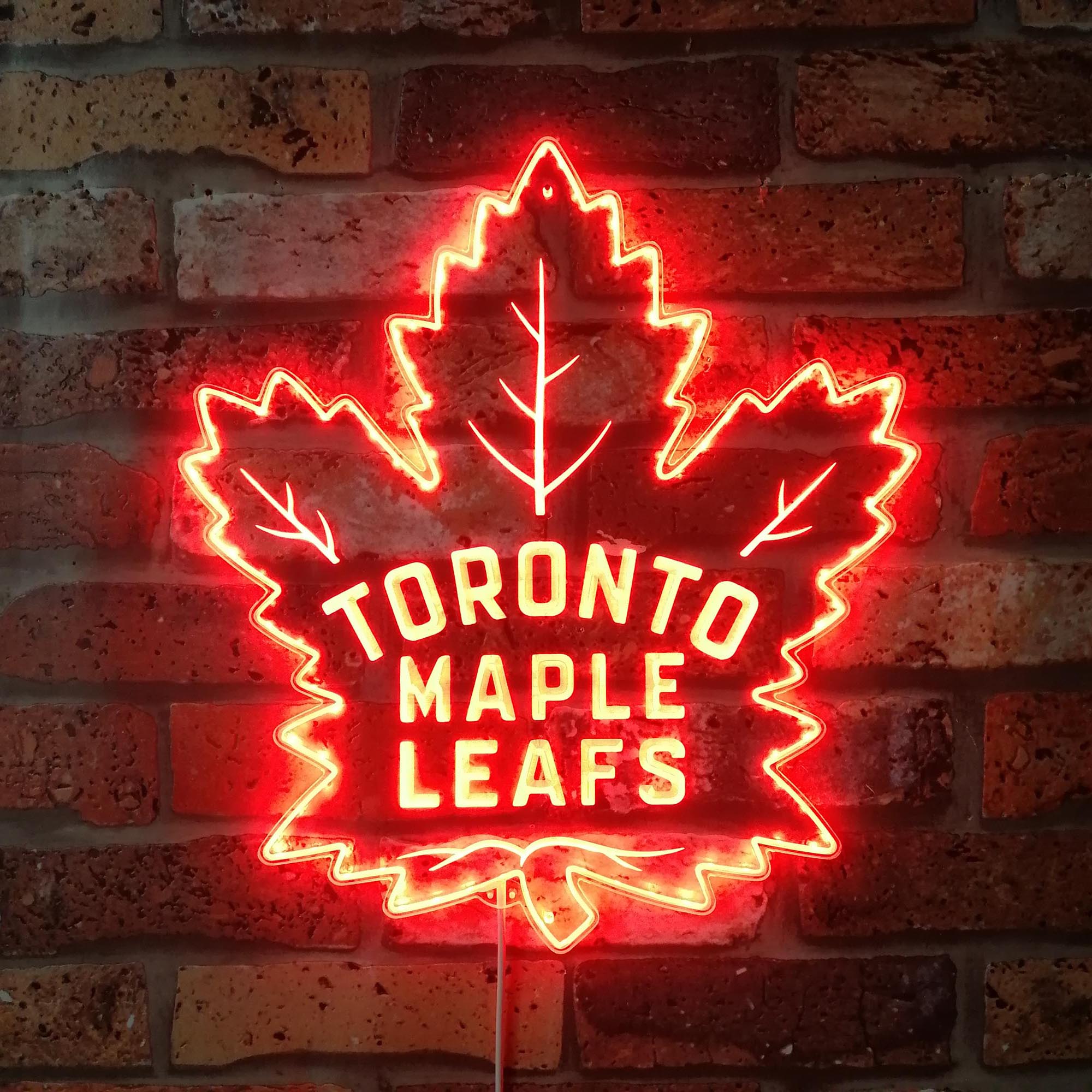 Toronto Maple Leafs Dynamic RGB Edge Lit LED Sign