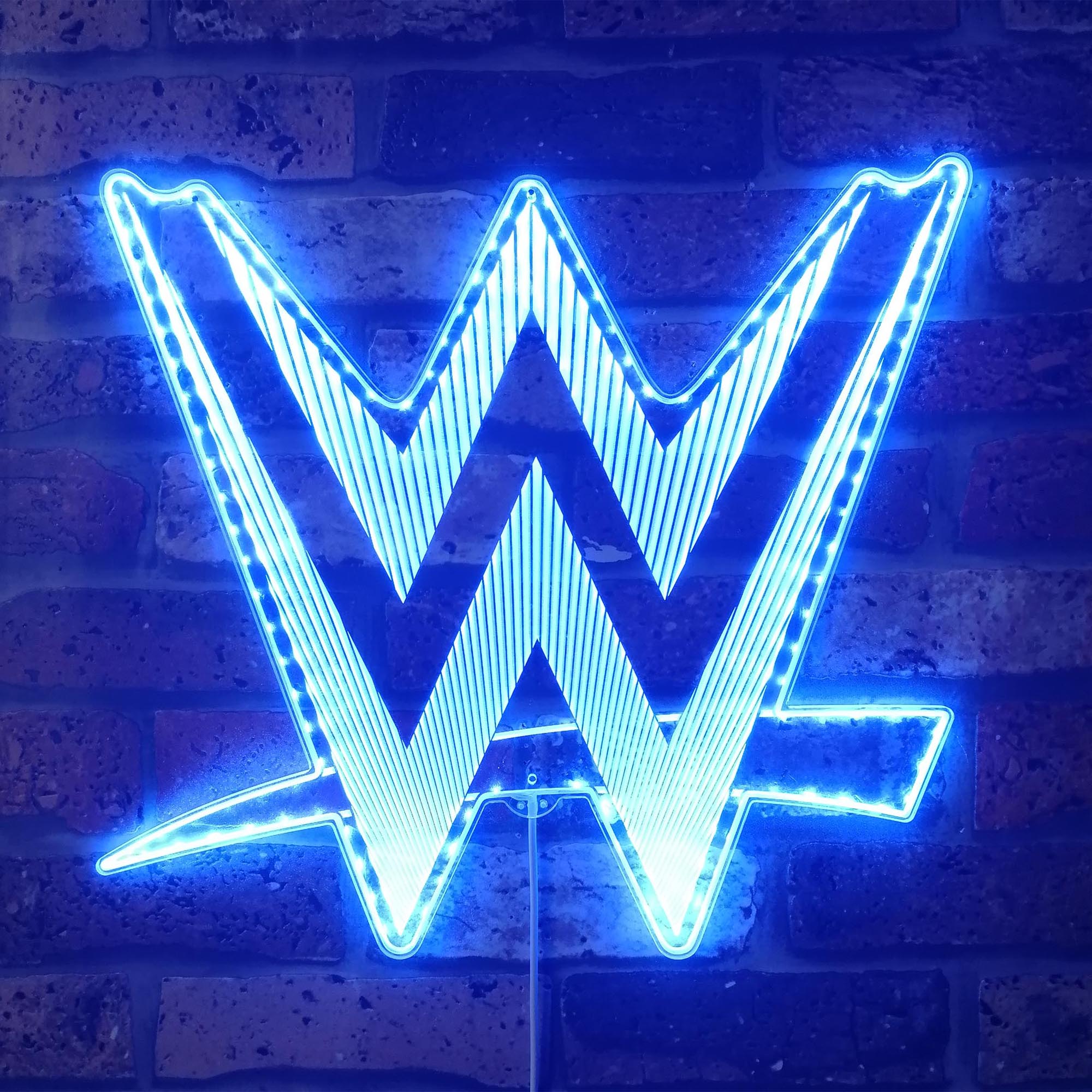 WWE Dynamic RGB Edge Lit LED Sign