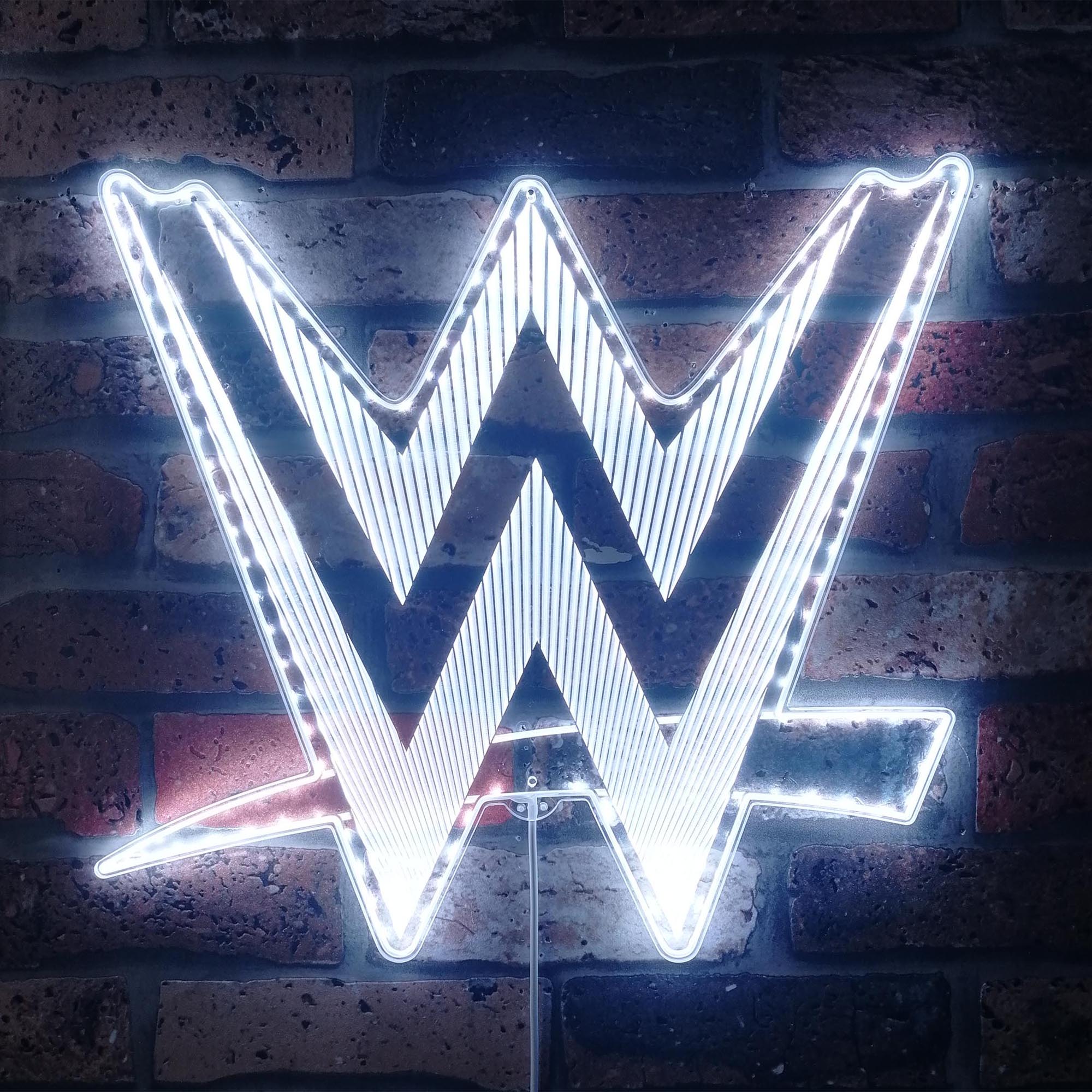 WWE Dynamic RGB Edge Lit LED Sign