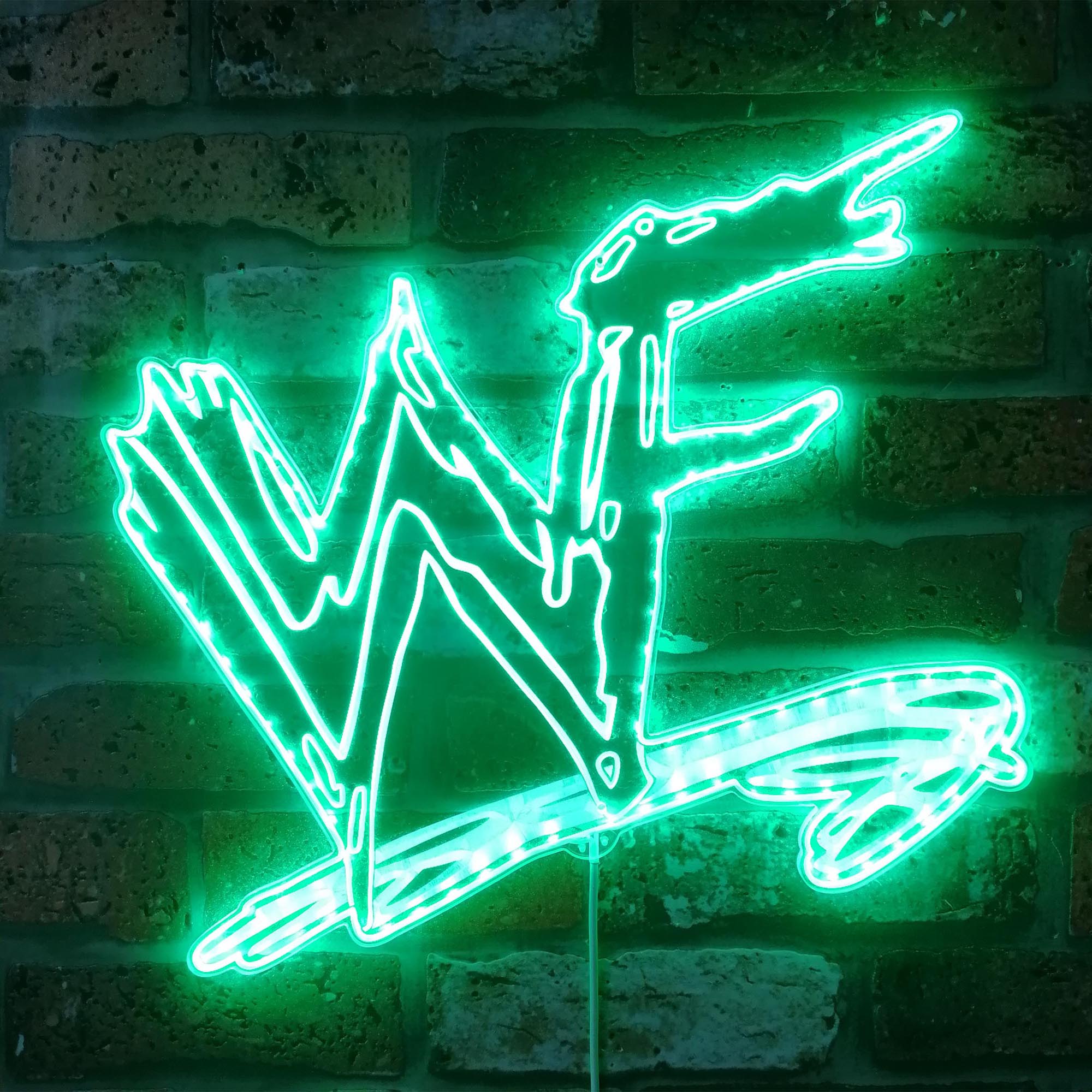 WWE Neon Dynamic RGB Edge Lit LED Sign