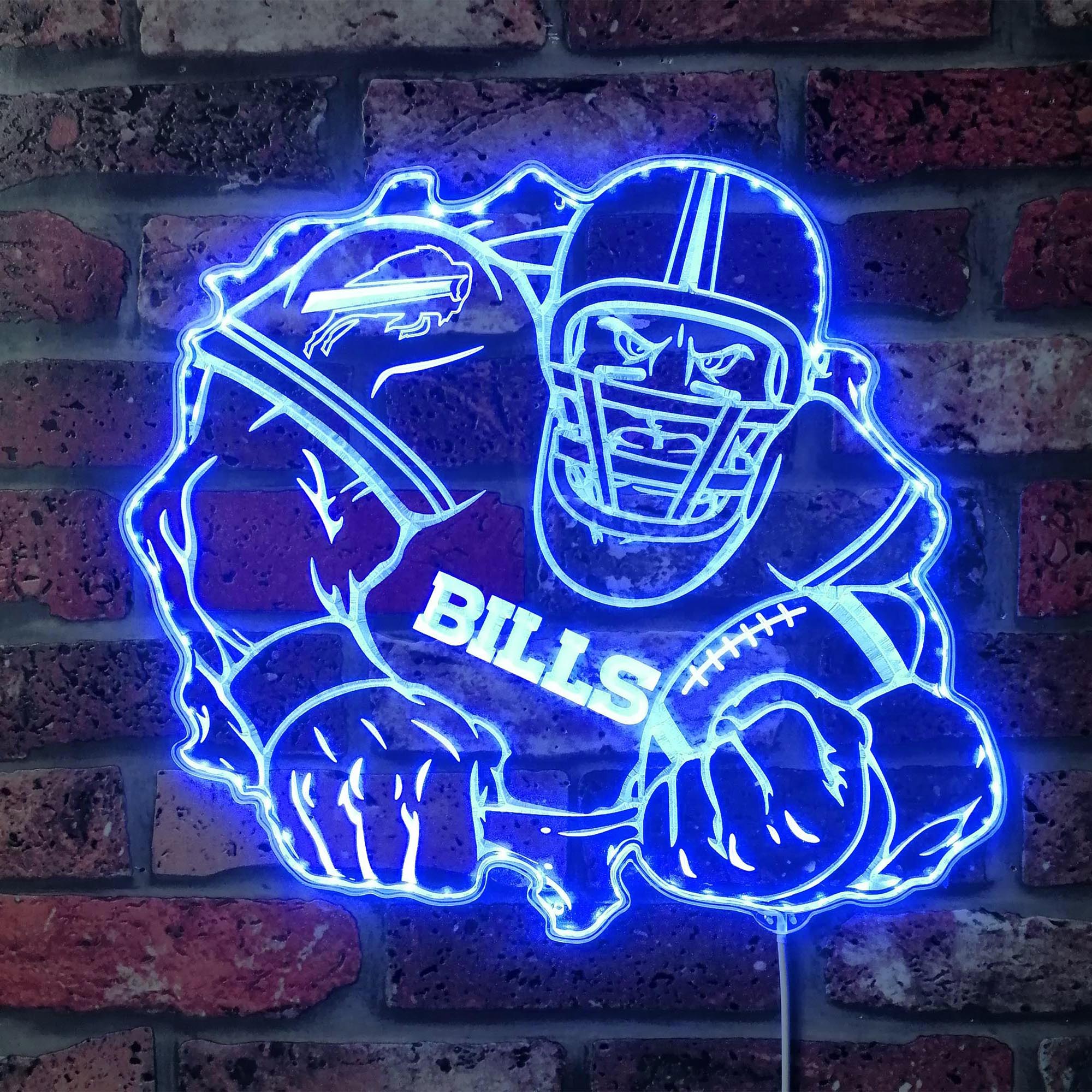 Buffalo Bills Player Dynamic RGB Edge Lit LED Sign