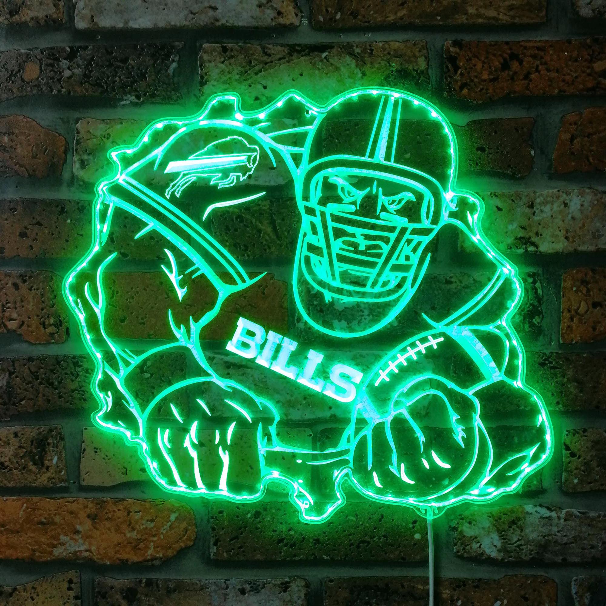 Buffalo Bills Player Dynamic RGB Edge Lit LED Sign