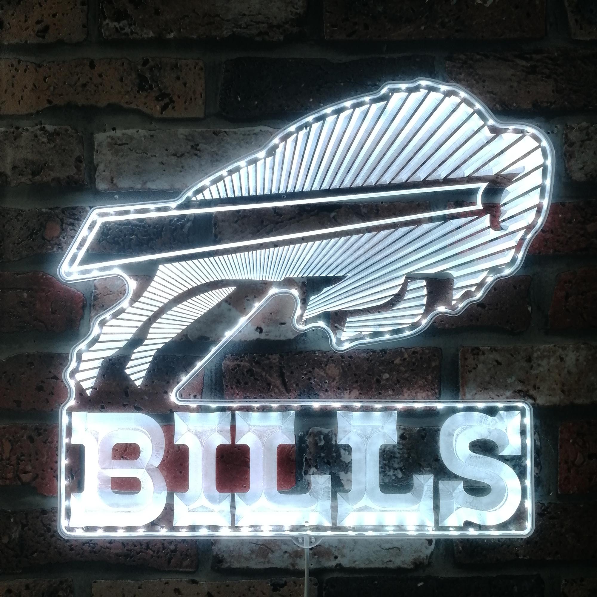 Personalized Buffalo Bills Dynamic RGB Edge Lit LED Sign