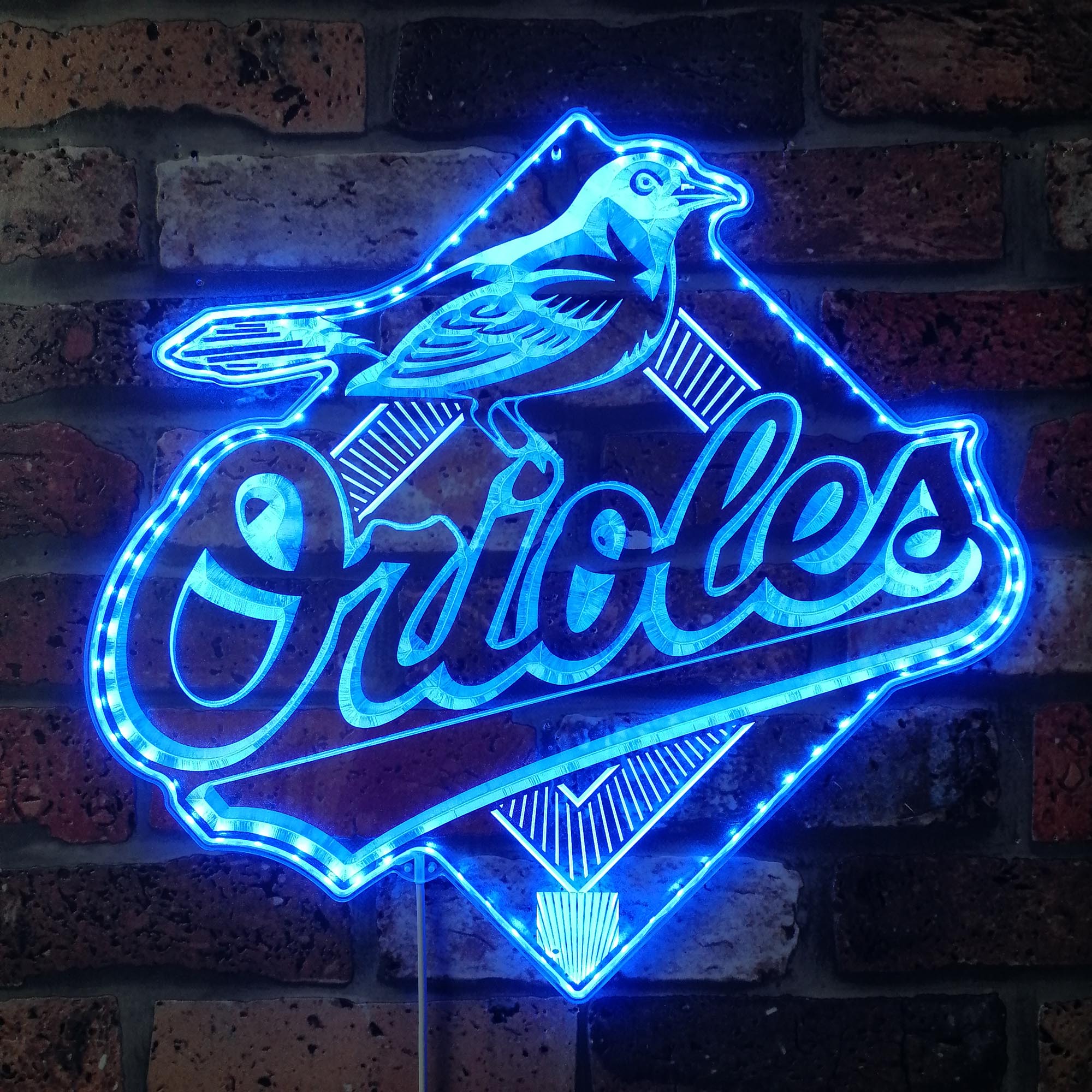 Orioles Dynamic RGB Edge Lit LED Sign