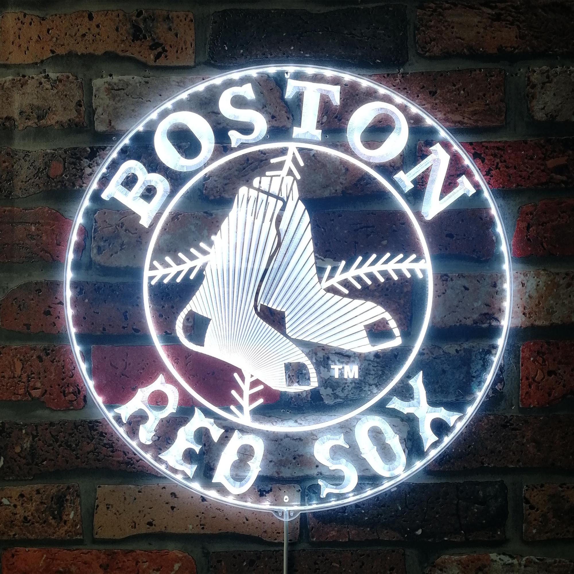 Boston Red Sox Dynamic RGB Edge Lit LED Sign