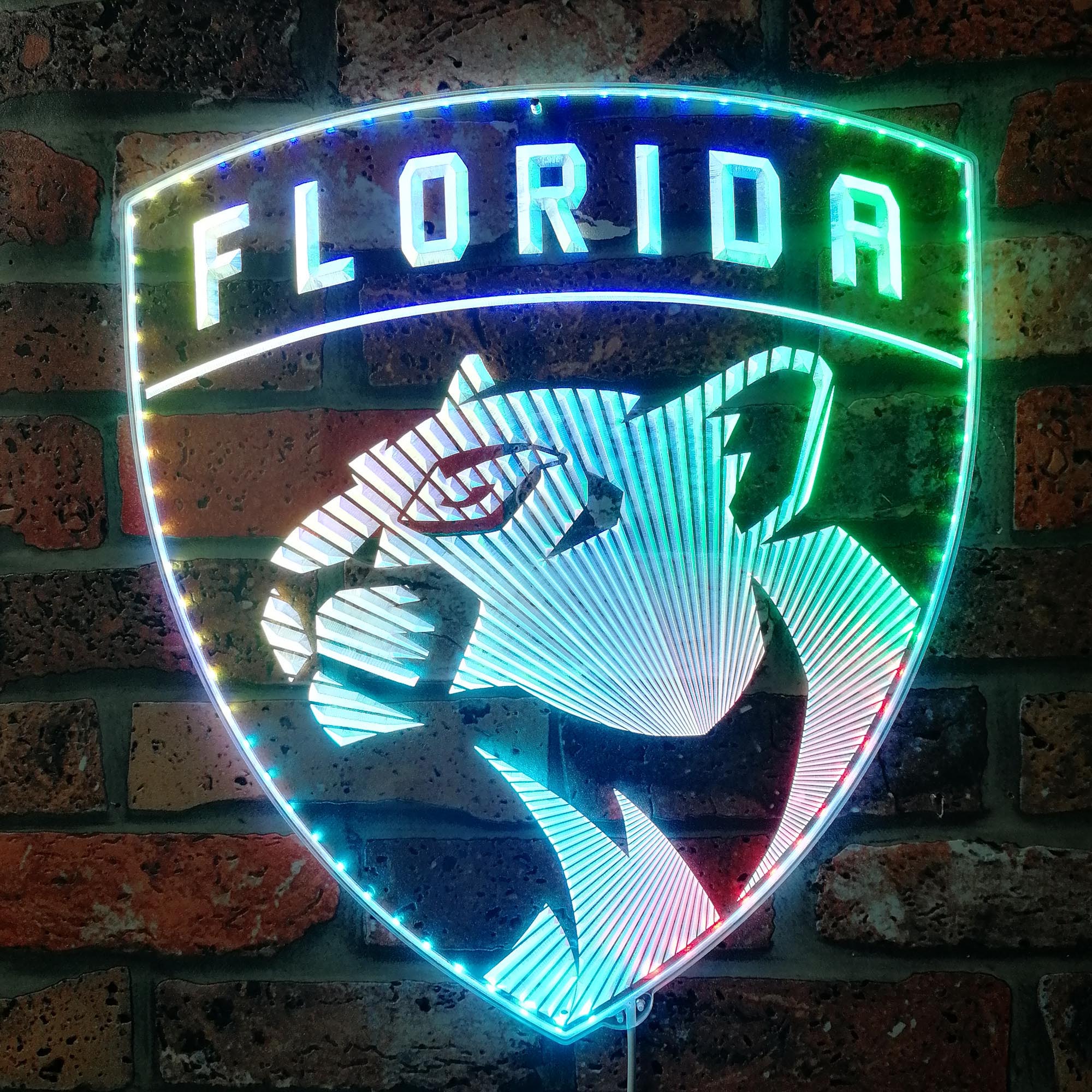 Florida Panthers Dynamic RGB Edge Lit LED Sign