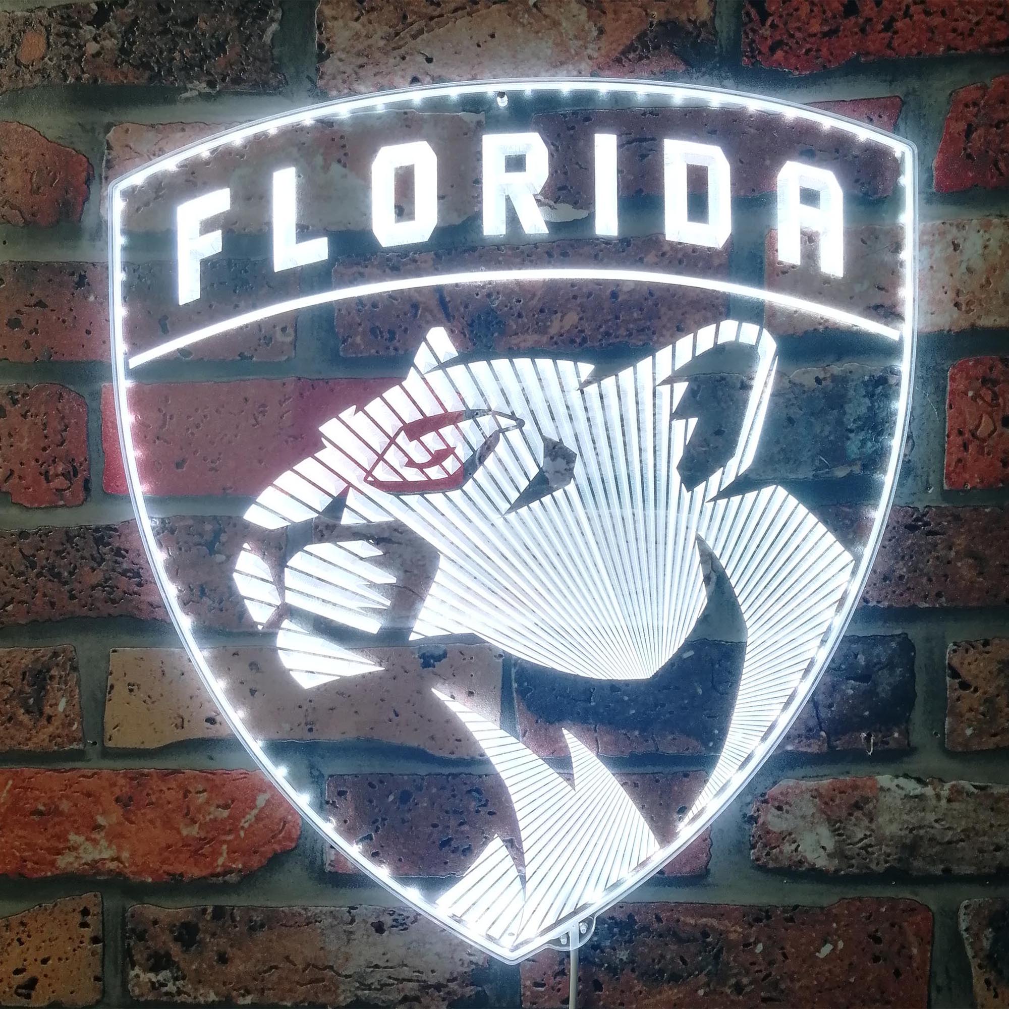 Florida Panthers Dynamic RGB Edge Lit LED Sign