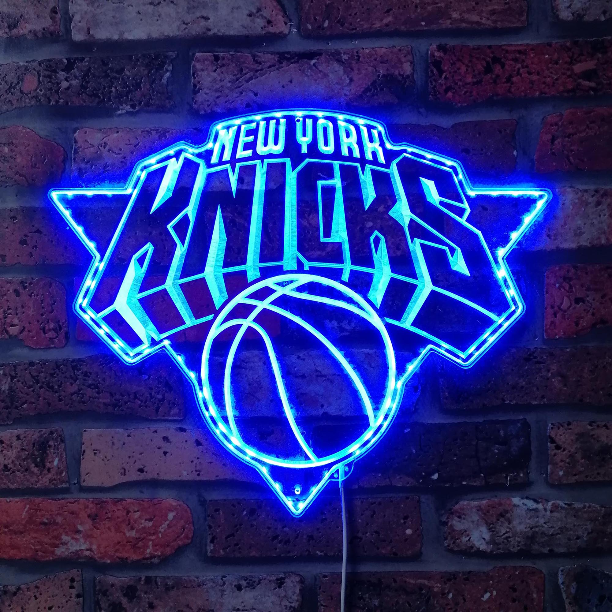 New York Knicks Dynamic RGB Edge Lit LED Sign