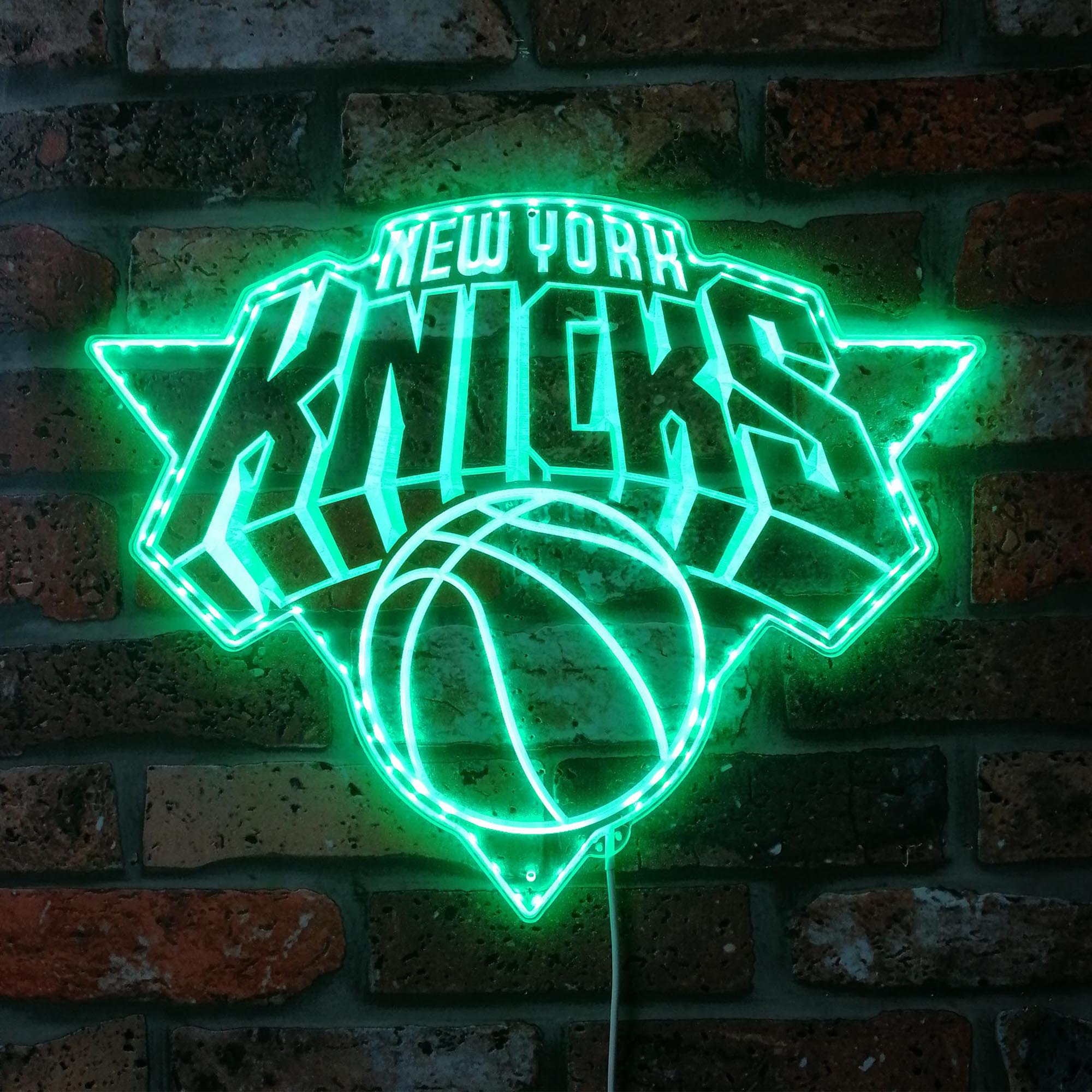 New York Knicks Dynamic RGB Edge Lit LED Sign