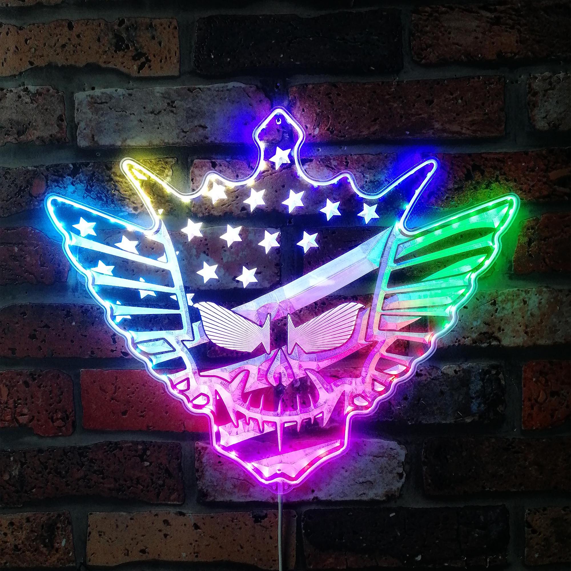 Cody Rhodes WWE Dynamic RGB Edge Lit LED Sign