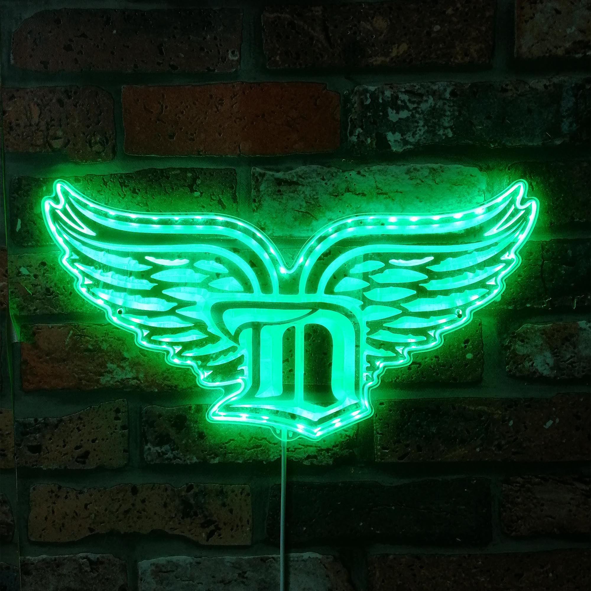 Detroit Red Wings Dynamic RGB Edge Lit LED Sign