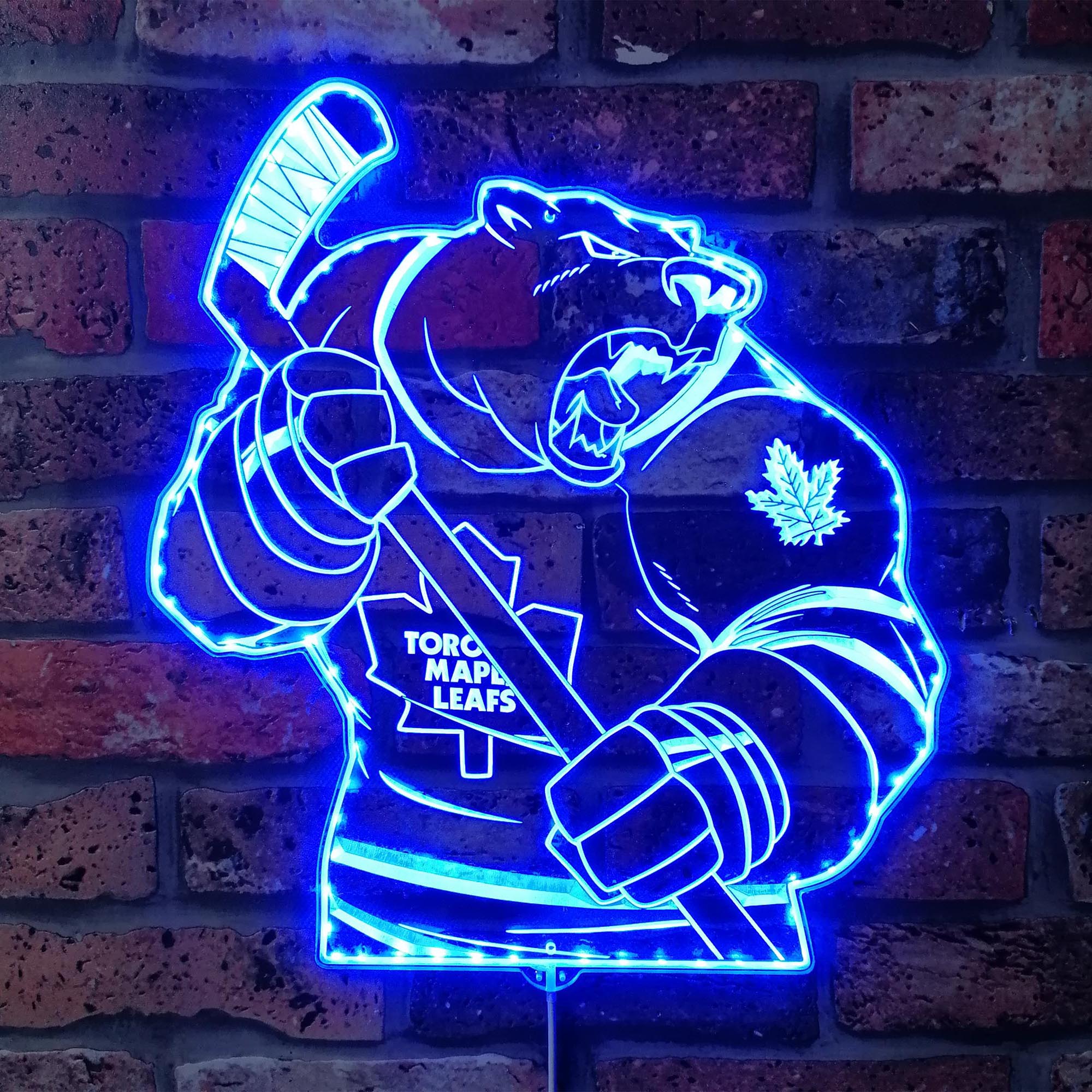 Toronto Maple Leafs Bardown Dynamic RGB Edge Lit LED Sign