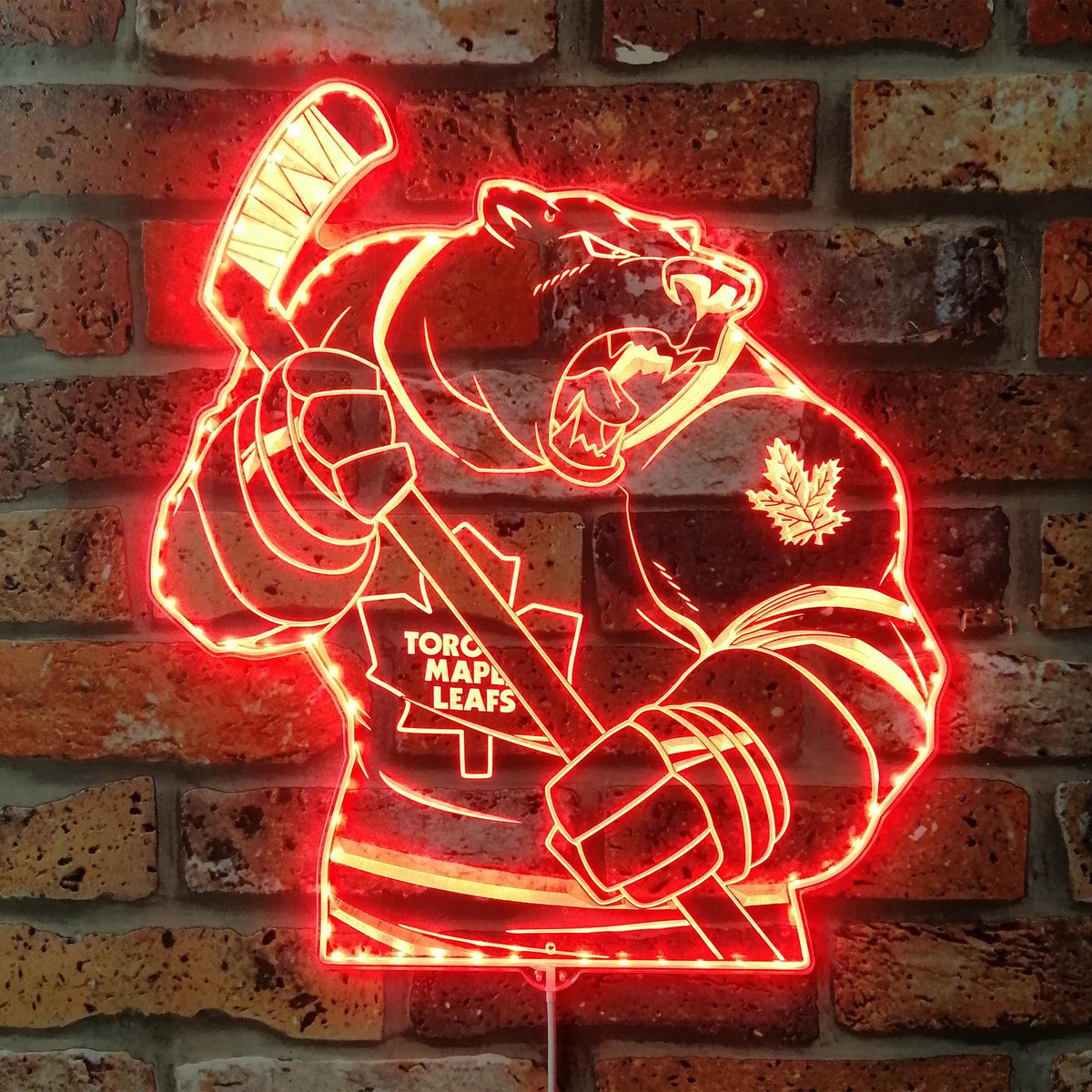Toronto Maple Leafs Bardown Dynamic RGB Edge Lit LED Sign | PROLEDSIGN