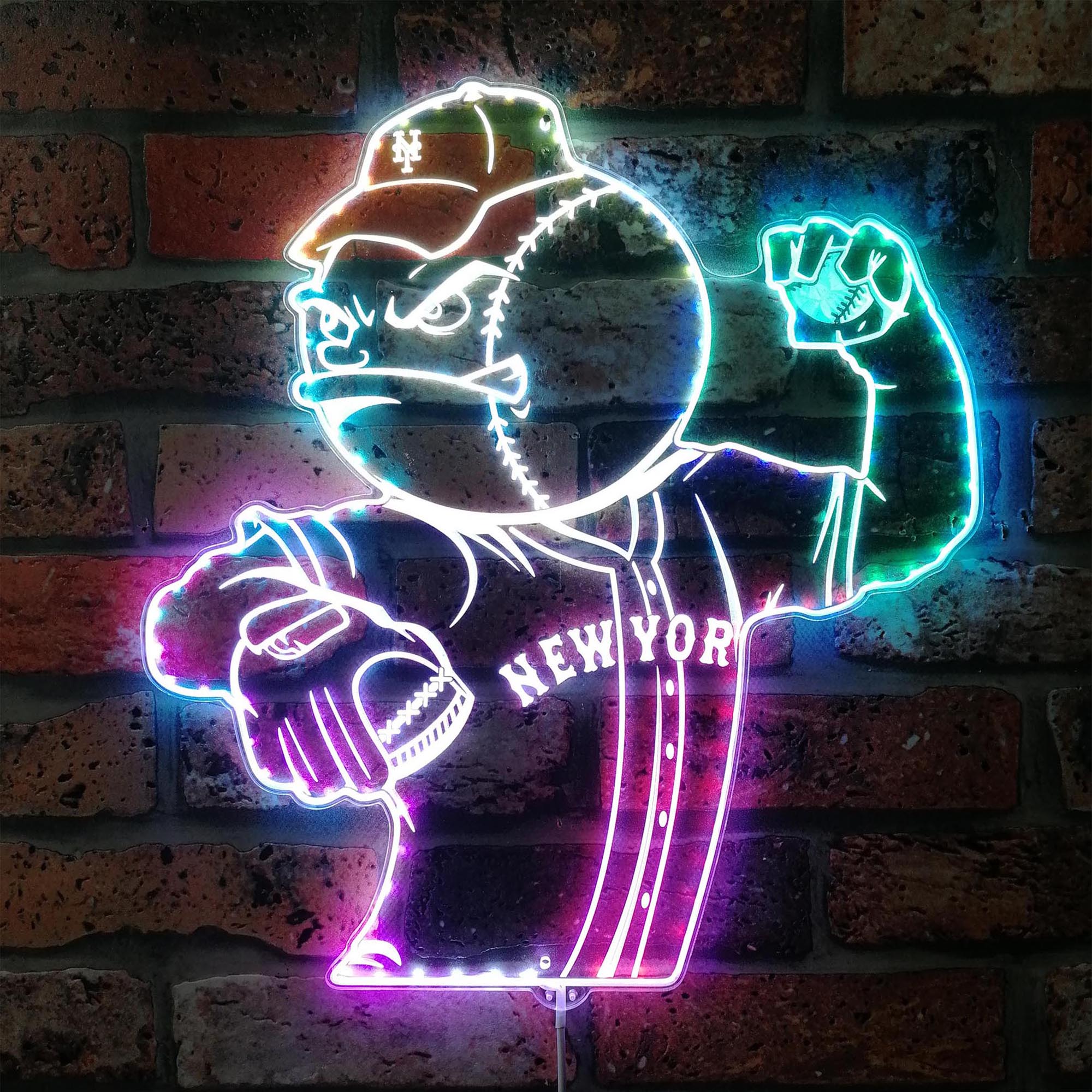 New York Mets BarDown Dynamic RGB Edge Lit LED Sign