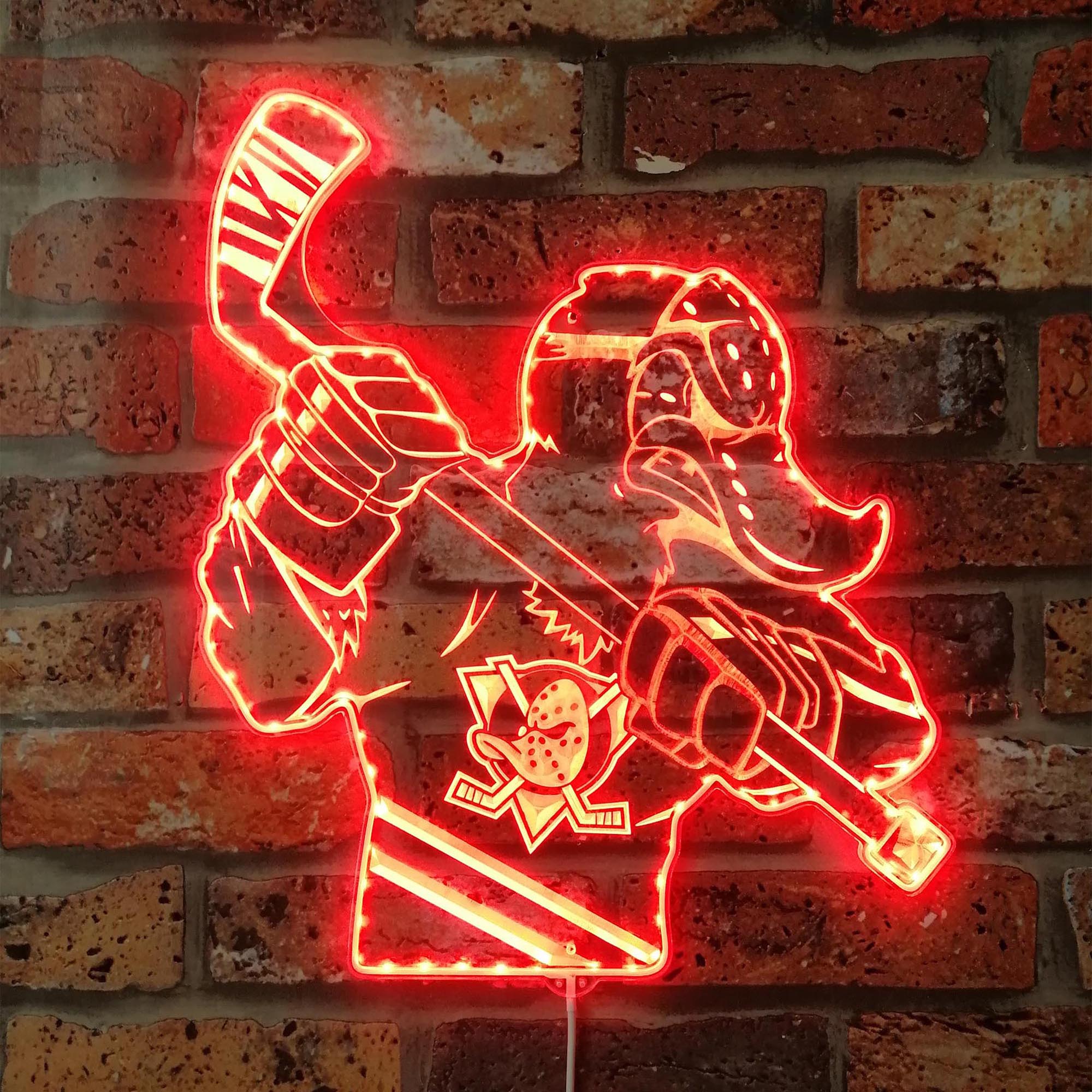 Mighty Ducks NFL Dynamic RGB Edge Lit LED Sign