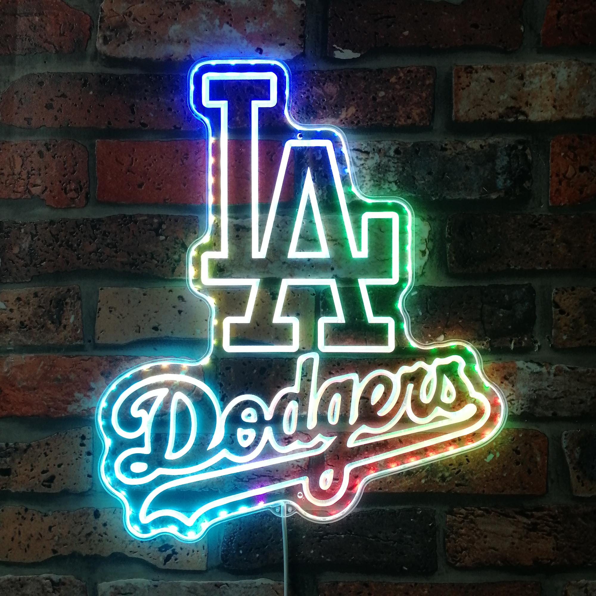 LA Dogers Dynamic RGB Edge Lit LED Sign