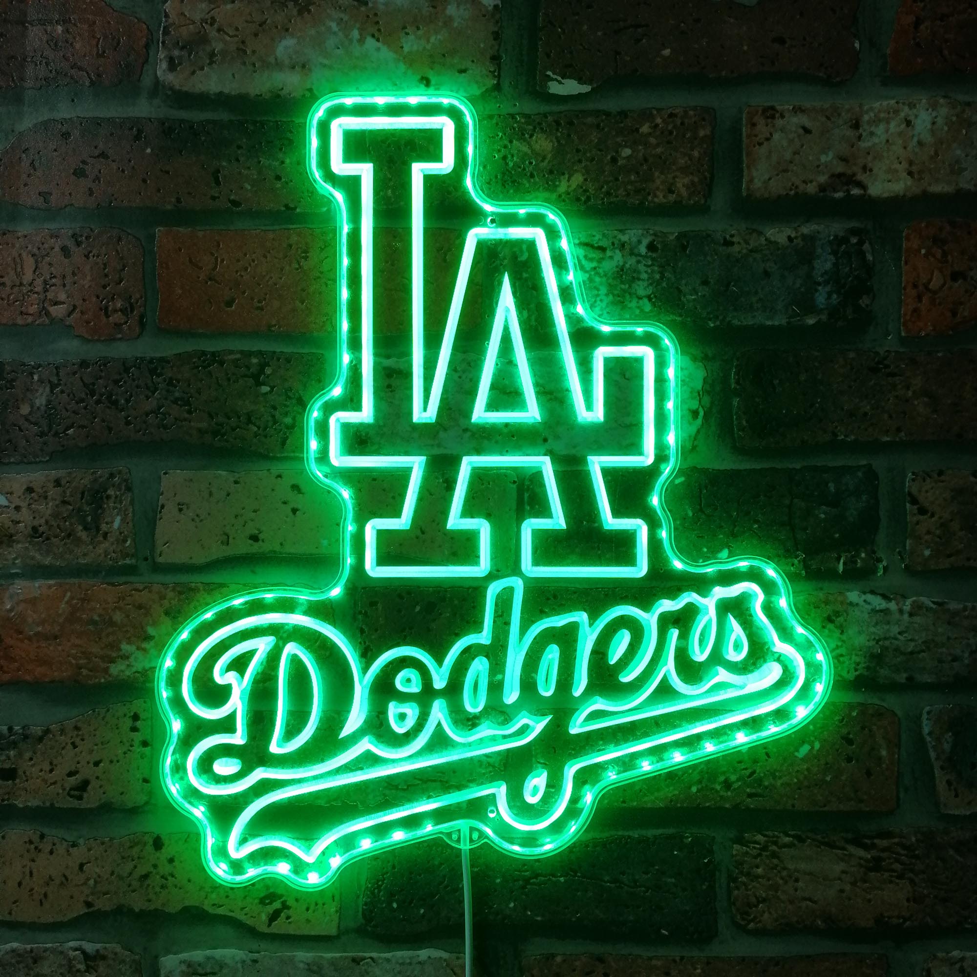 LA Dodgers Dynamic RGB Edge Lit LED Sign