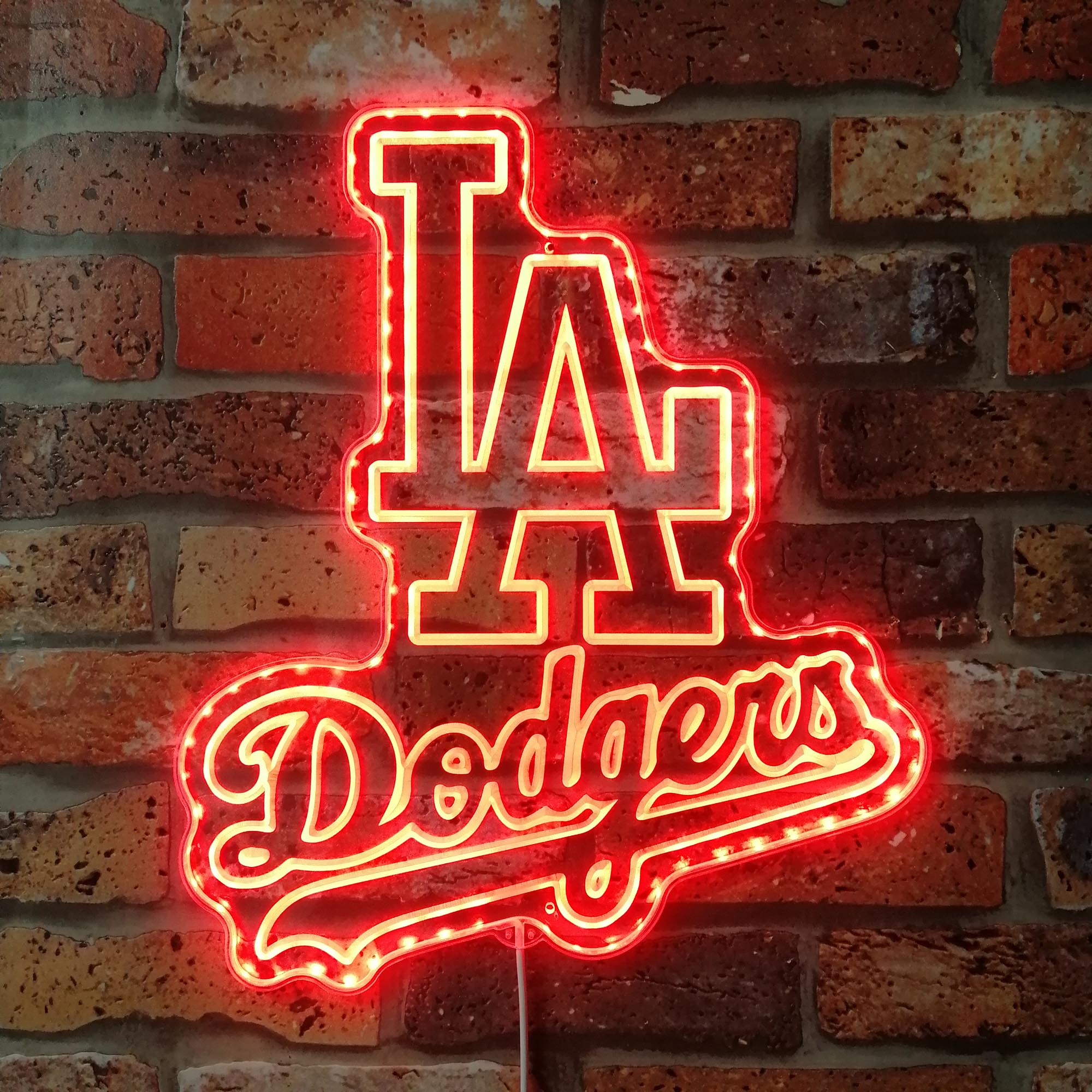 LA Dodgers Dynamic RGB Edge Lit LED Sign