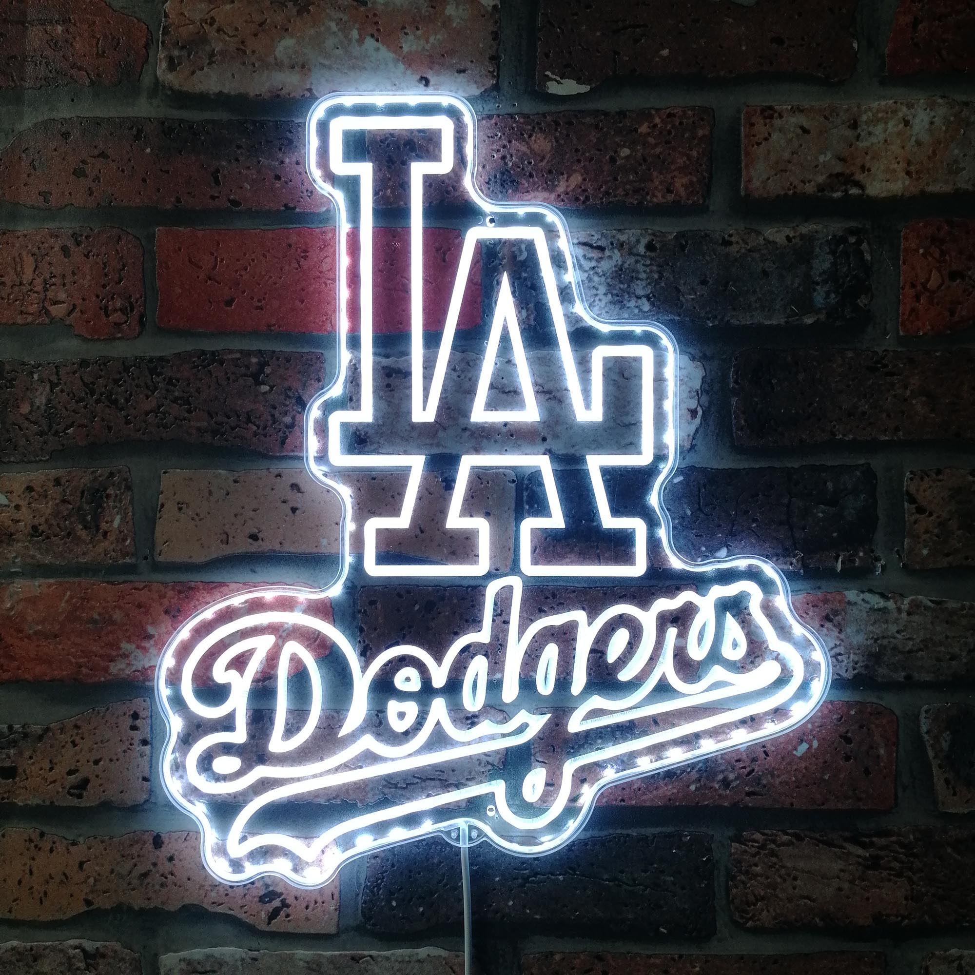 LA Dodgers Dynamic RGB Edge Lit LED Sign