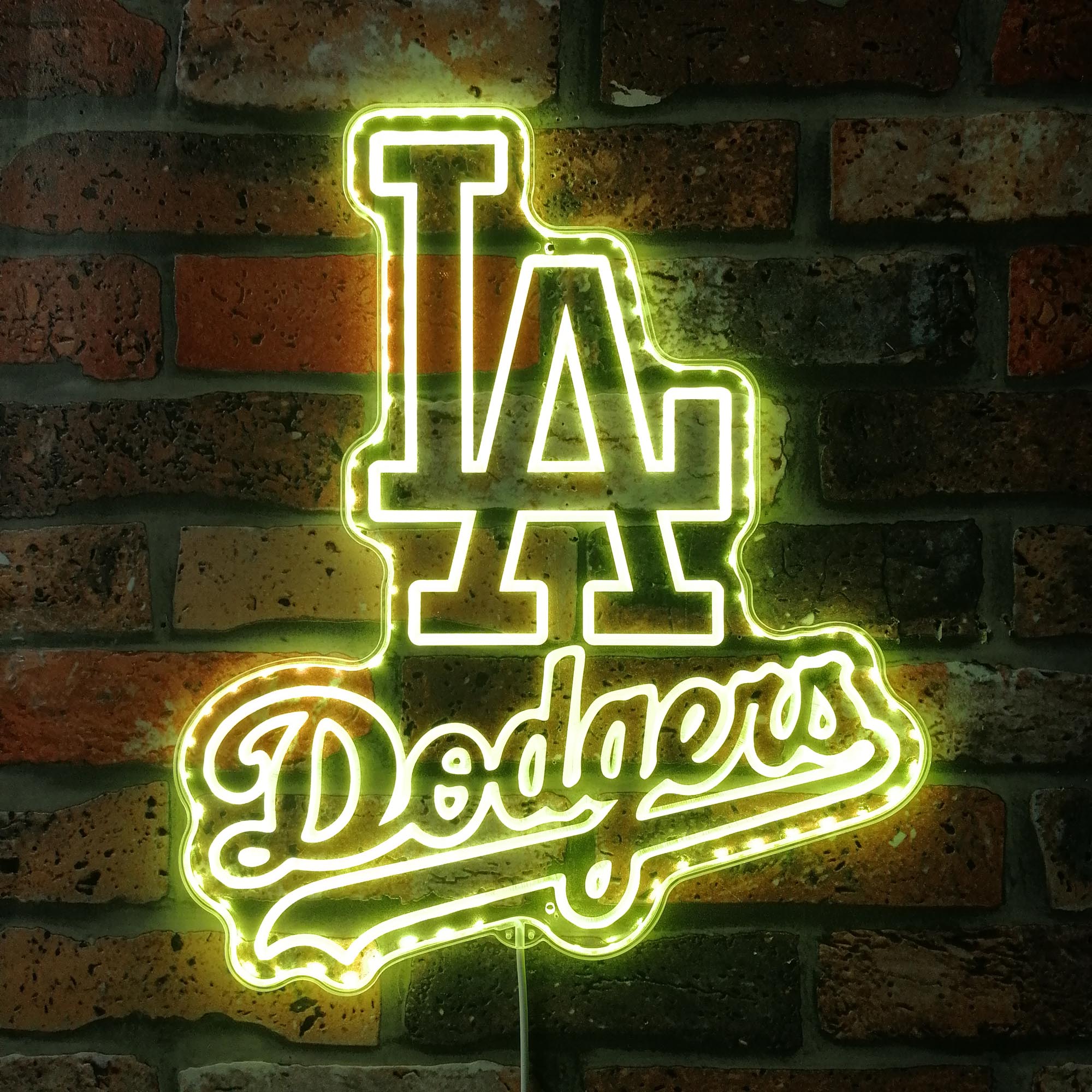 LA Dodgers Dynamic RGB Edge Lit LED Sign