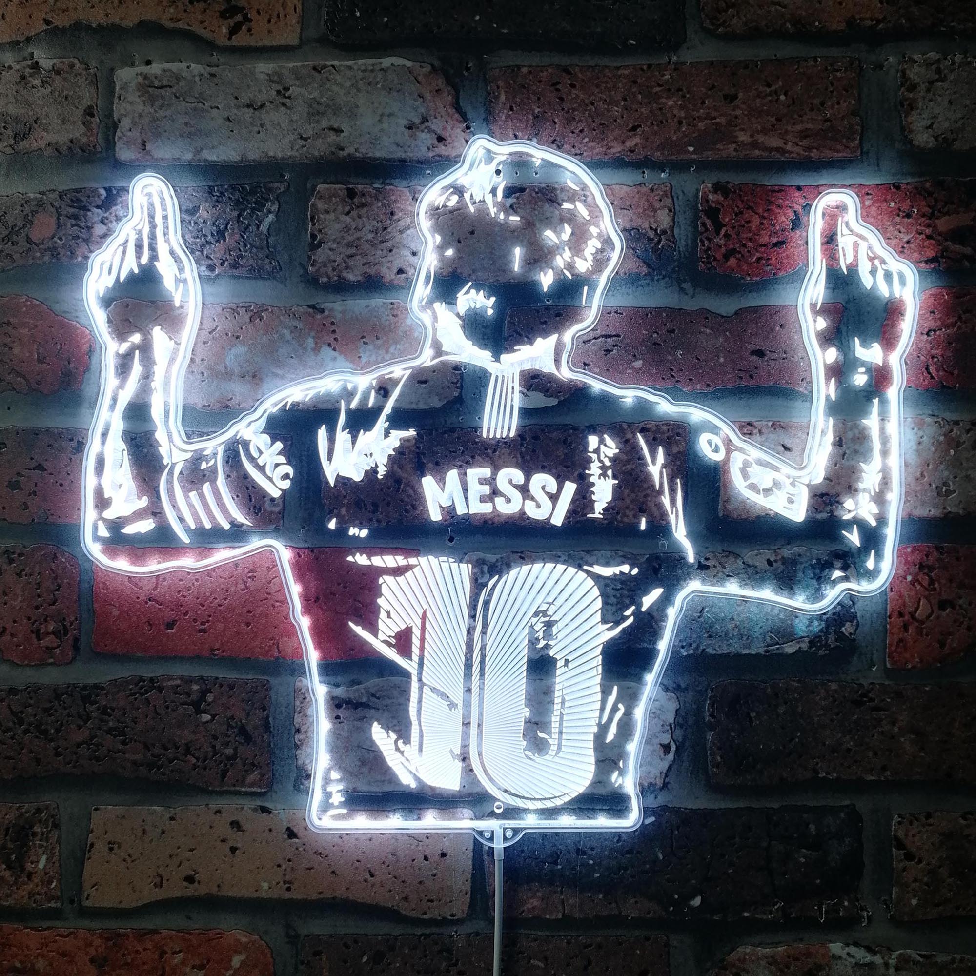 Messi Dynamic RGB Edge Lit LED Sign