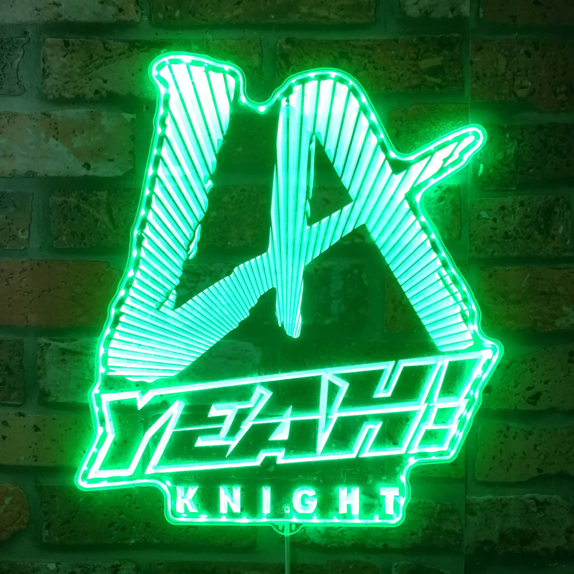 WWE LA Knight Dynamic RGB Edge Lit LED Sign