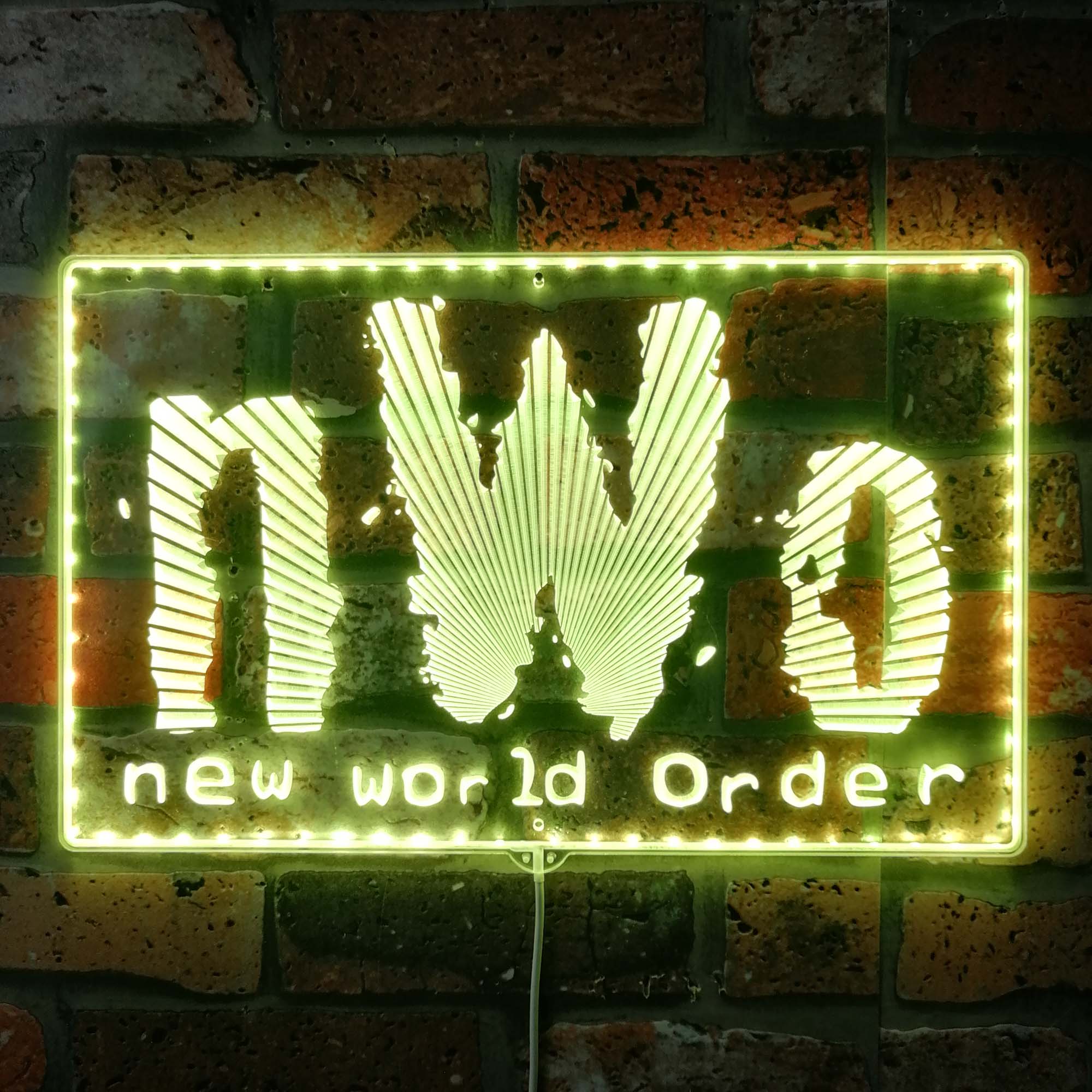 WWE nWo Dynamic RGB Edge Lit LED Sign