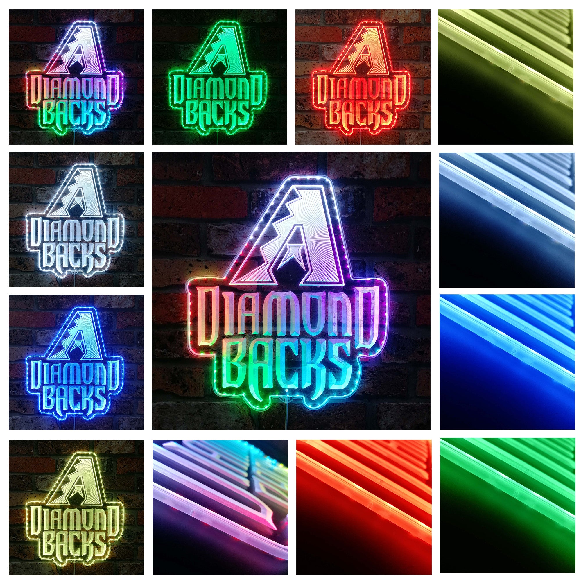 Arizona Diamondbacks Dynamic RGB Edge Lit LED Sign