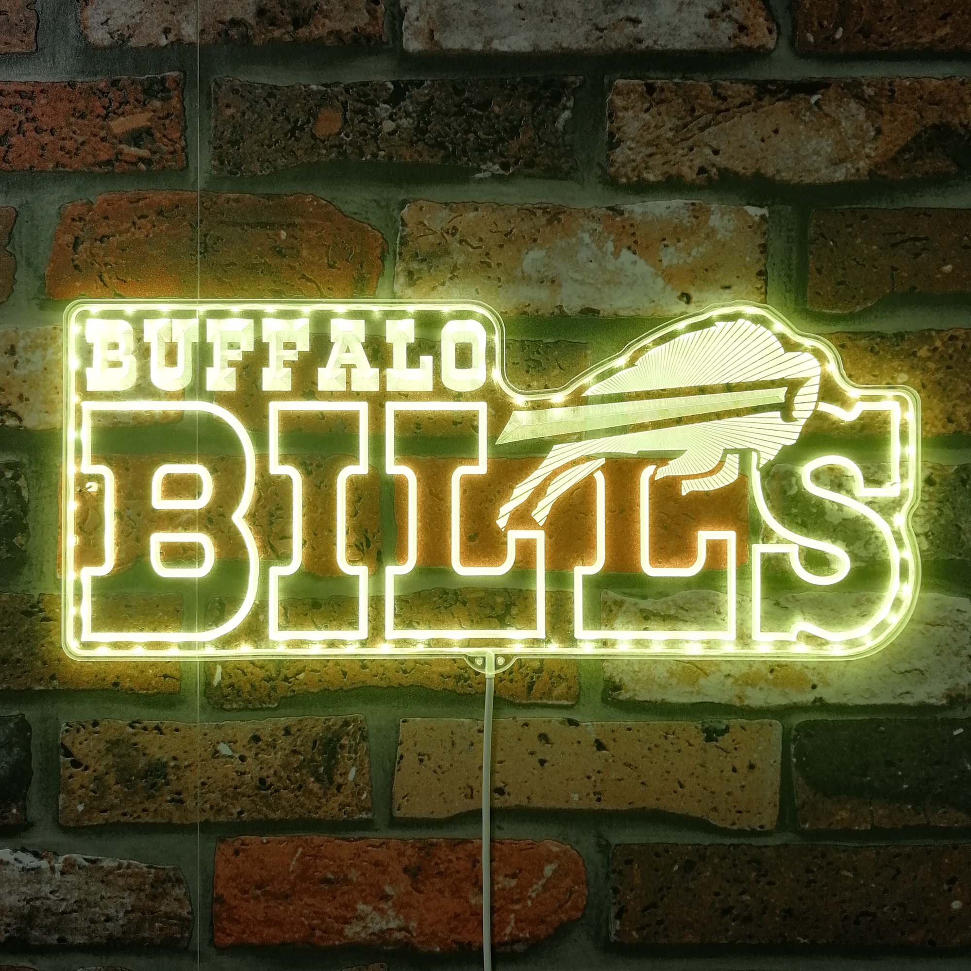 Buffalo Bills Dynamic RGB Edge Lit LED Sign