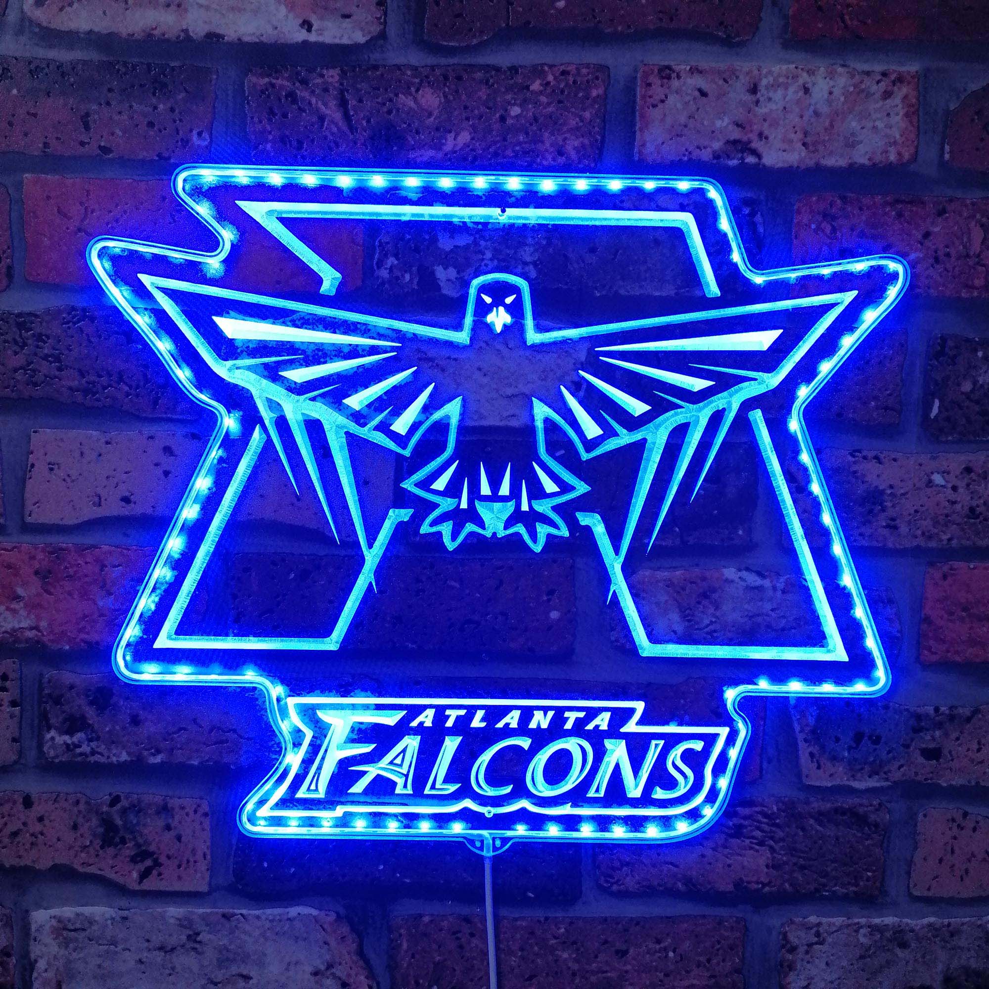 Atlanta Falcons Dynamic RGB Edge Lit LED Sign