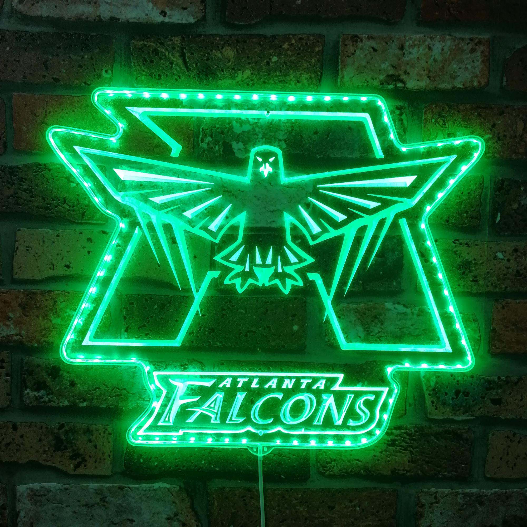 Atlanta Falcons Dynamic RGB Edge Lit LED Sign