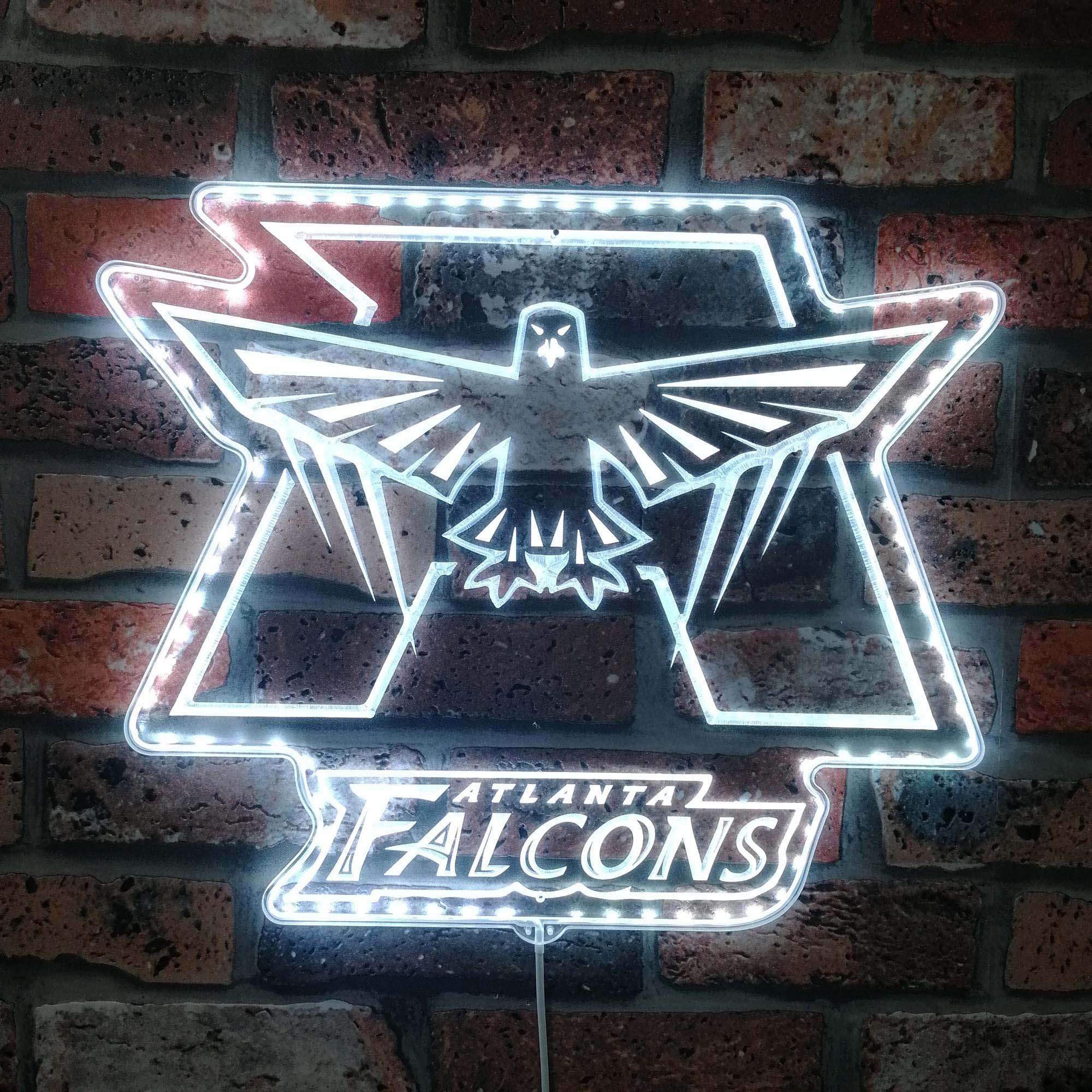 Atlanta Falcons Dynamic RGB Edge Lit LED Sign