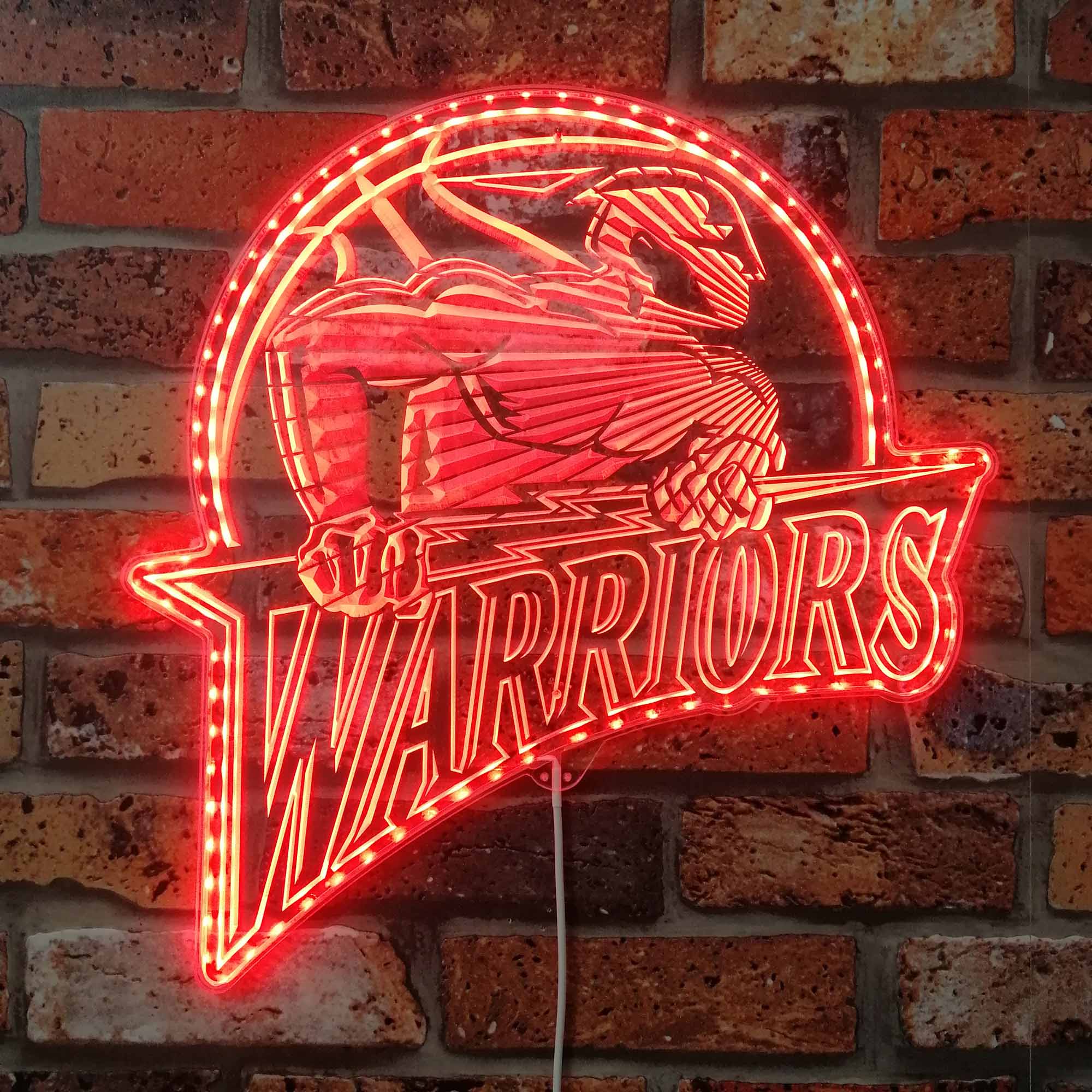 Golden State warriors Dynamic RGB Edge Lit LED Sign